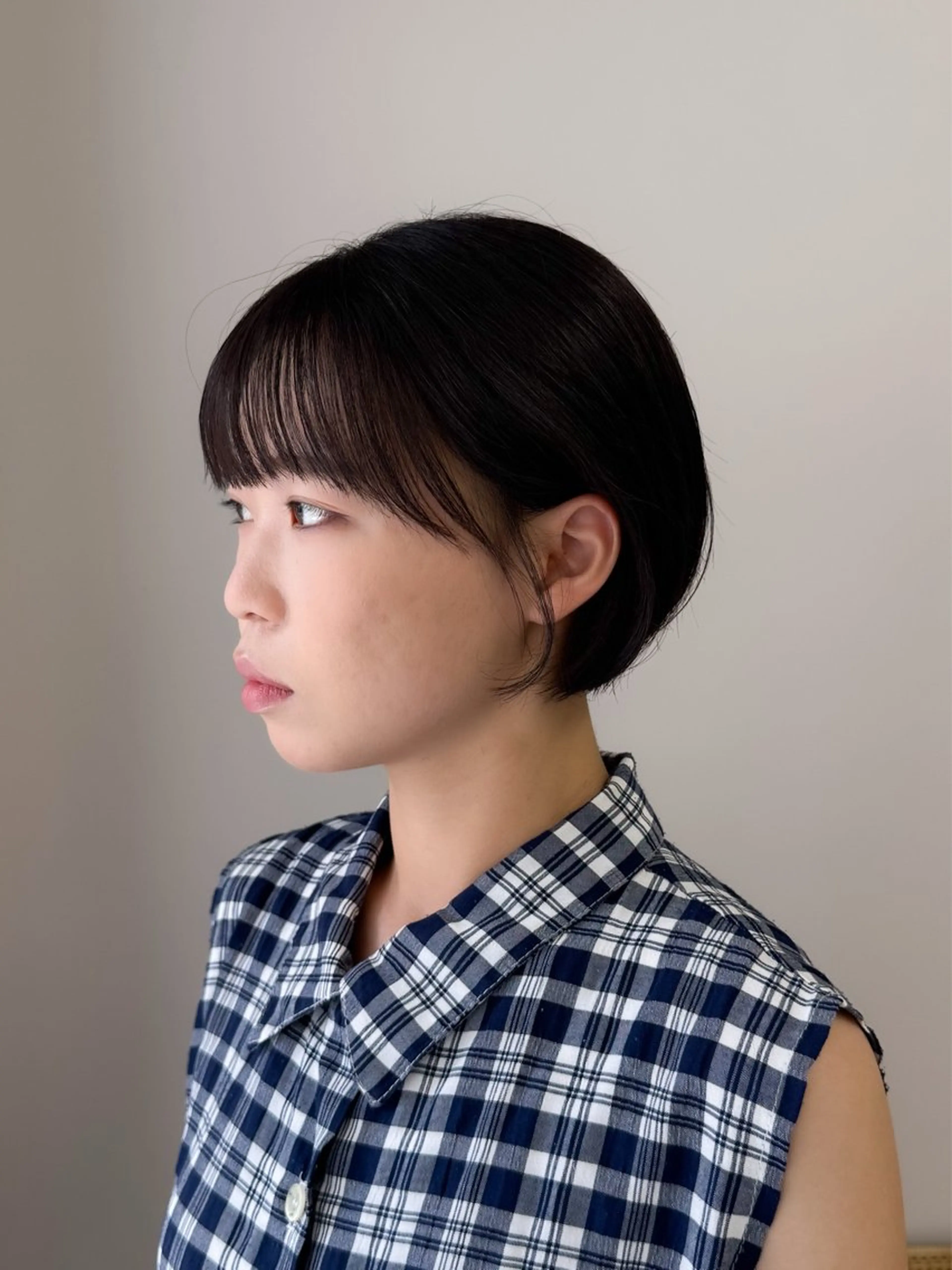 ショート カラー ヘアアレンジ ブリーチ ダブルカラー イヤリングカラー イルミナカラー ブリーチなしカラー 立川レイヤー 透明感カラーaoiのヘアスタイル