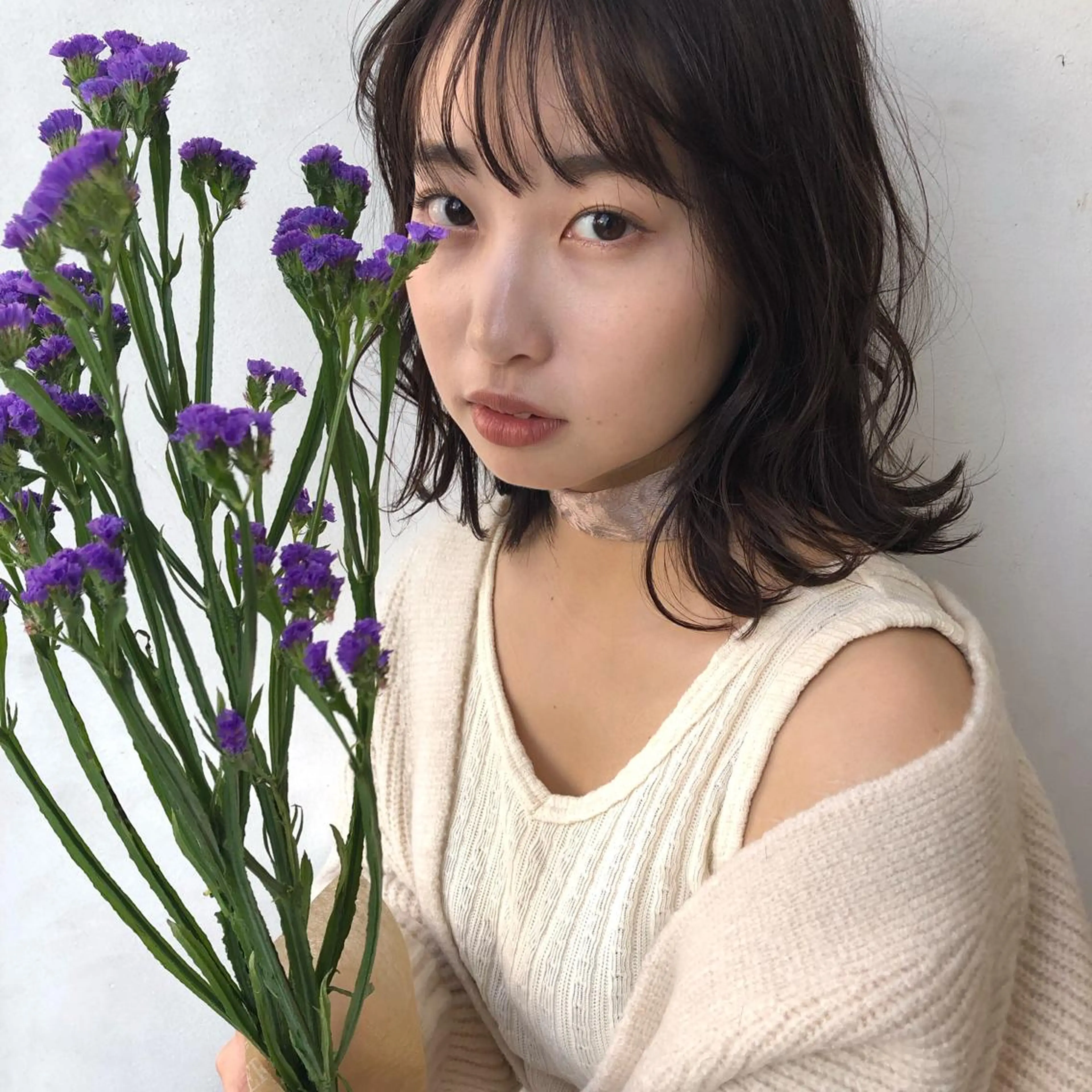 ミディアム sanae /透明感カラーのヘアスタイル