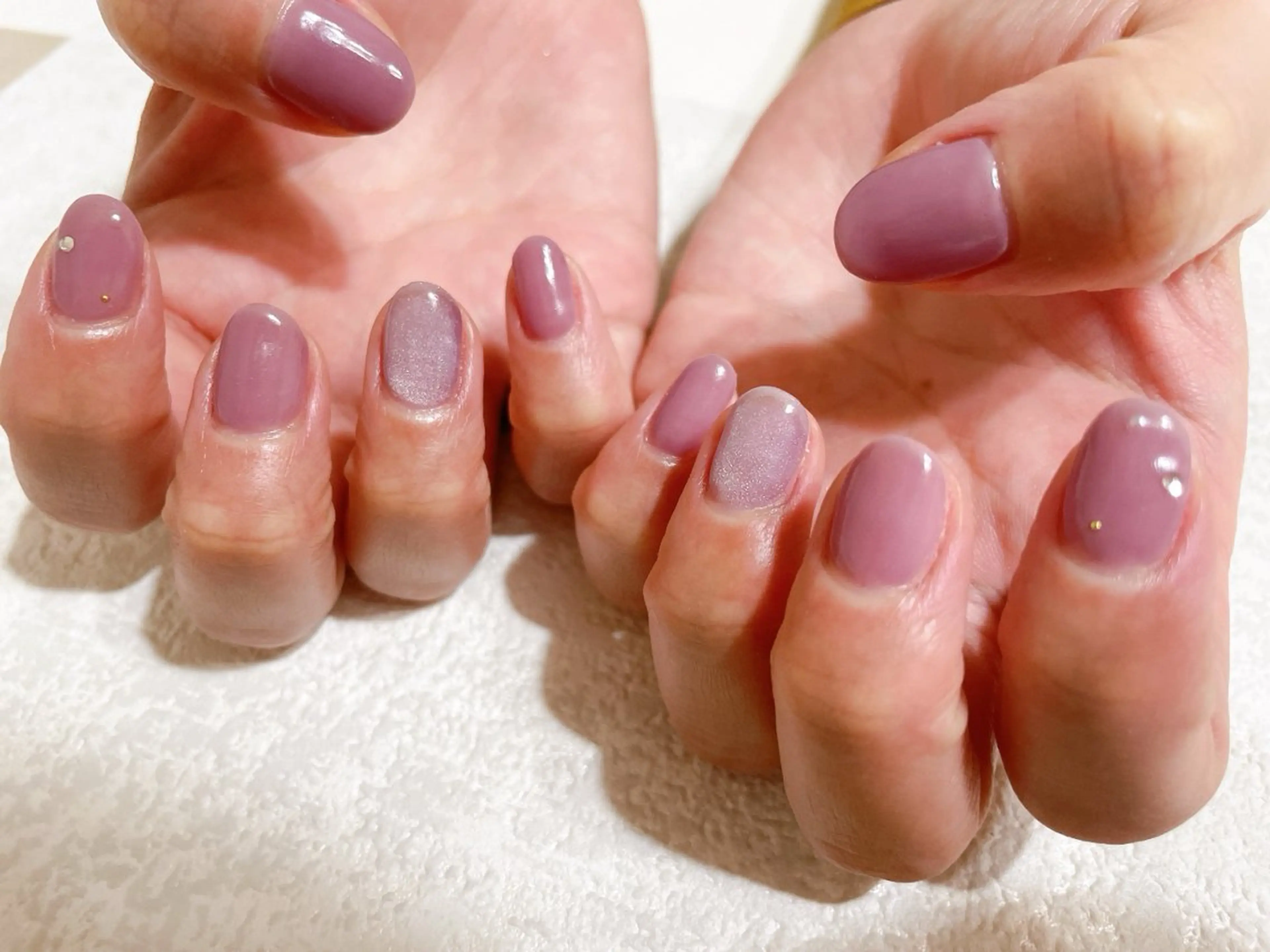 ネイル ジェルネイル 韓国ネイル パラジェル シンプルネイル 冬ネイル kikinail 溝の口のネイルデザイン