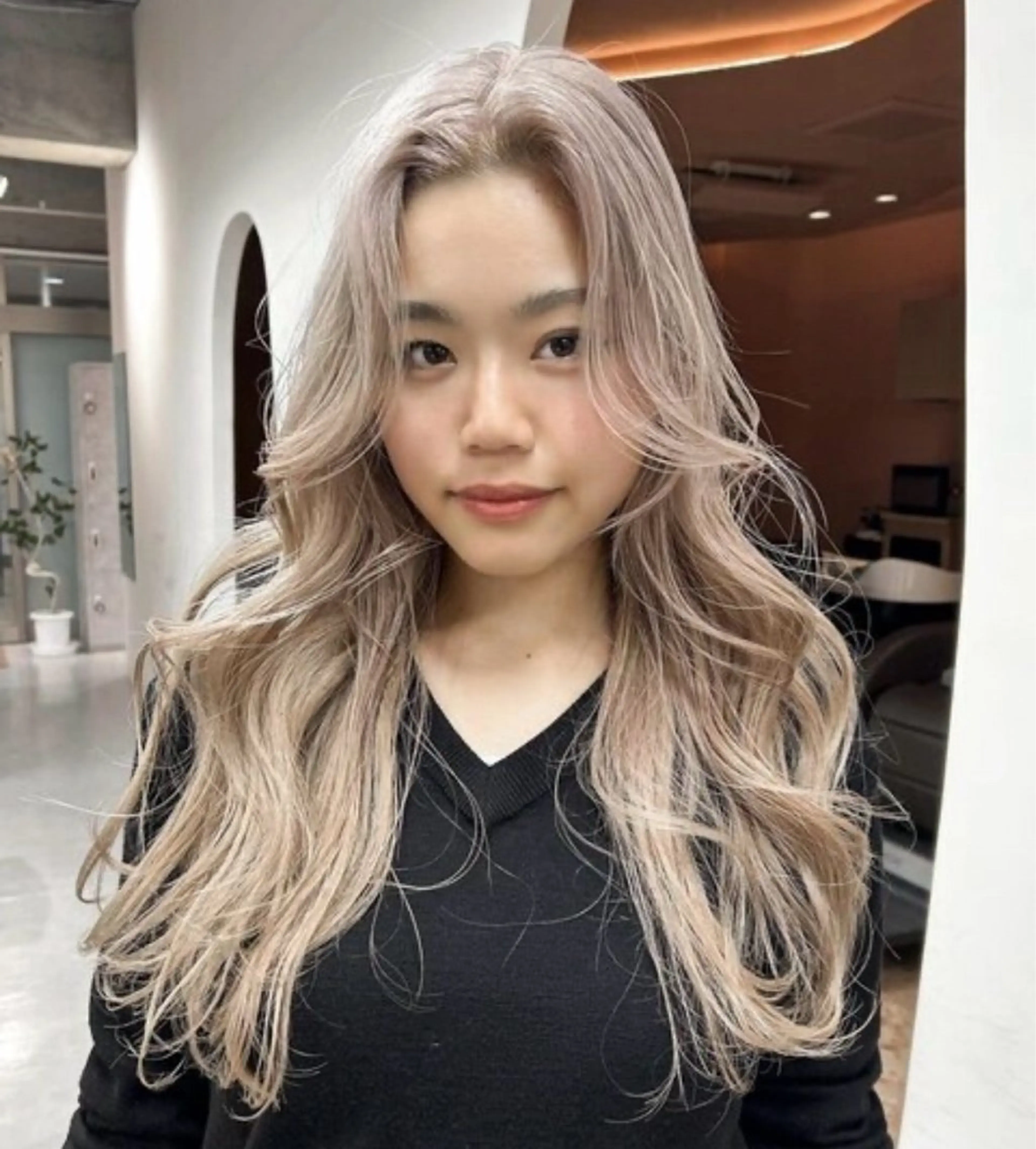 ロング カラー moon/髪質改善/ ブリーチ/レイヤー☪のヘアスタイル