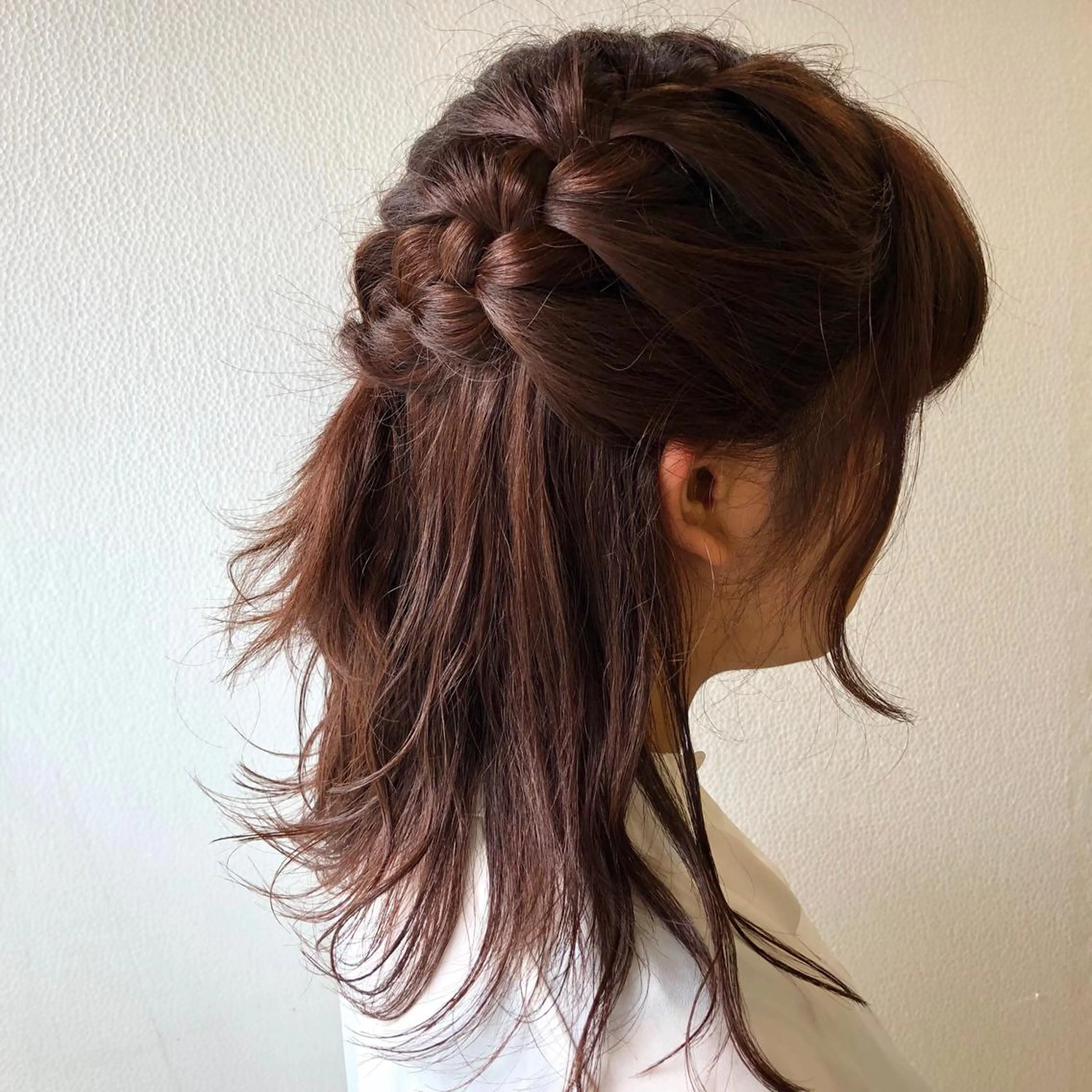 セミロング カラー ヘアアレンジ 菅沢 奈生のヘアスタイル