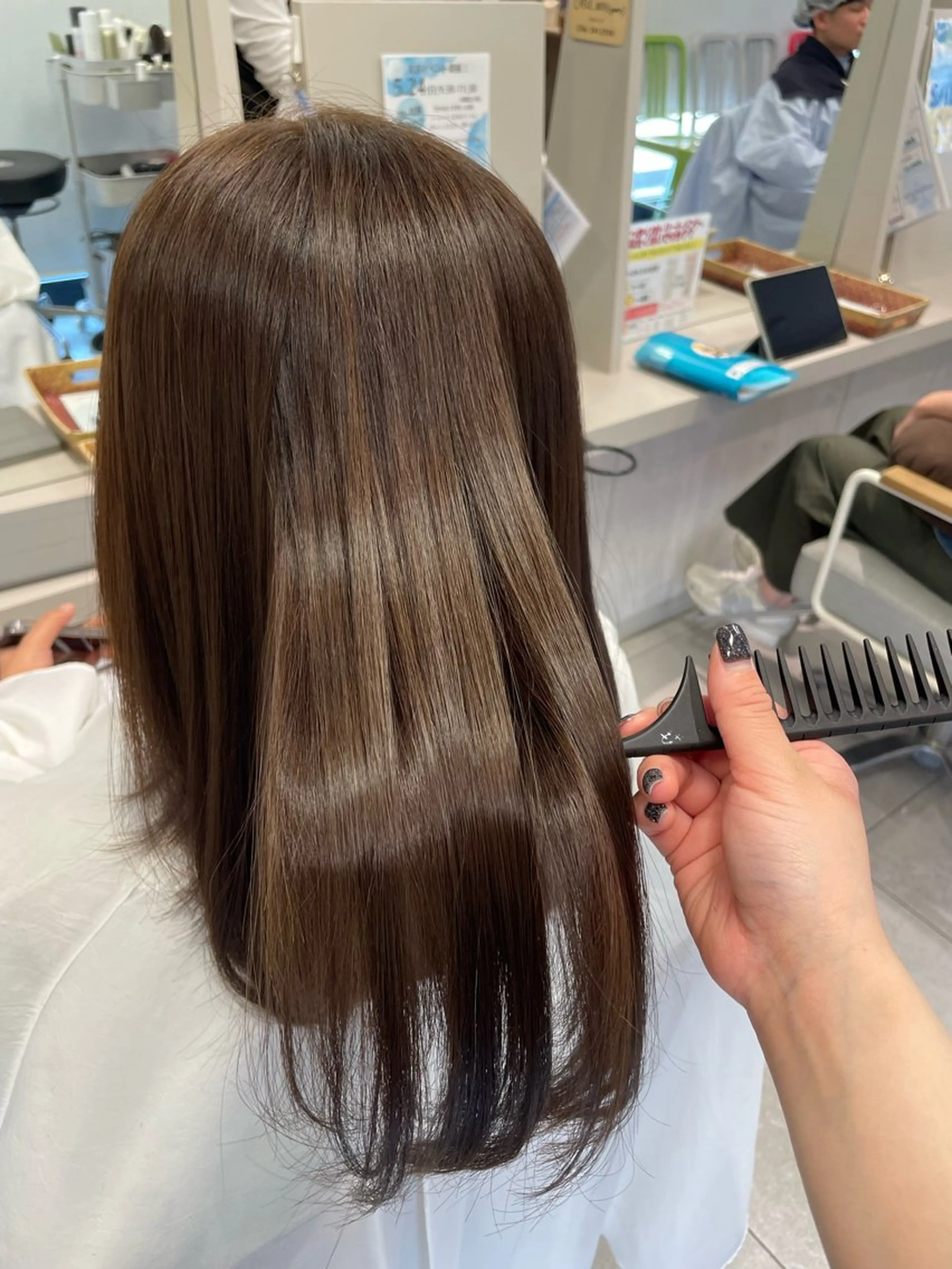 セミロング 髪質改善 CRECE♪山下 琴未のヘアスタイル