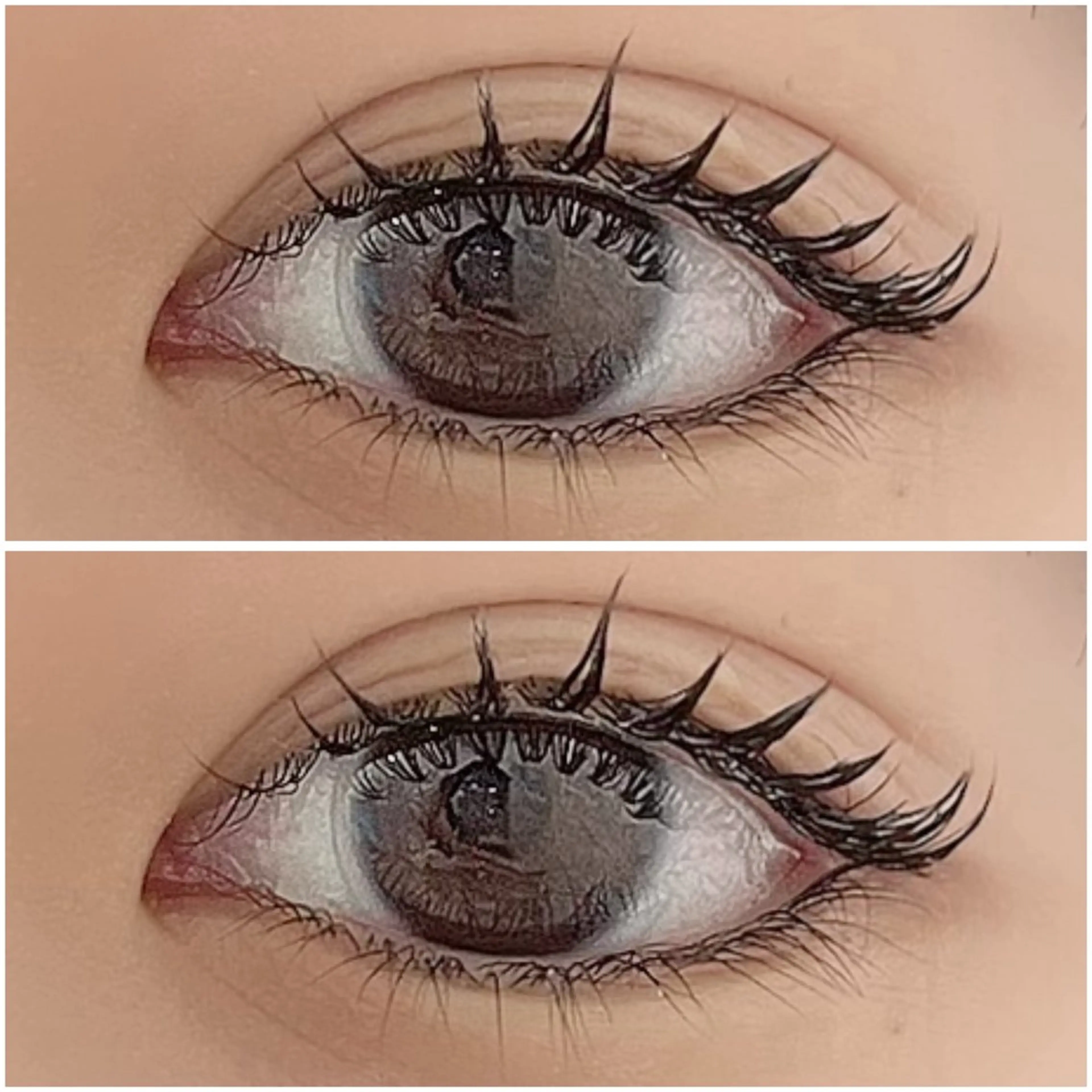 マツエク・マツパ 束感まつ毛 韓国風マツエク 一重×まつ毛パーマ ニイゼキ アンジュのマツエク・マツパデザイン