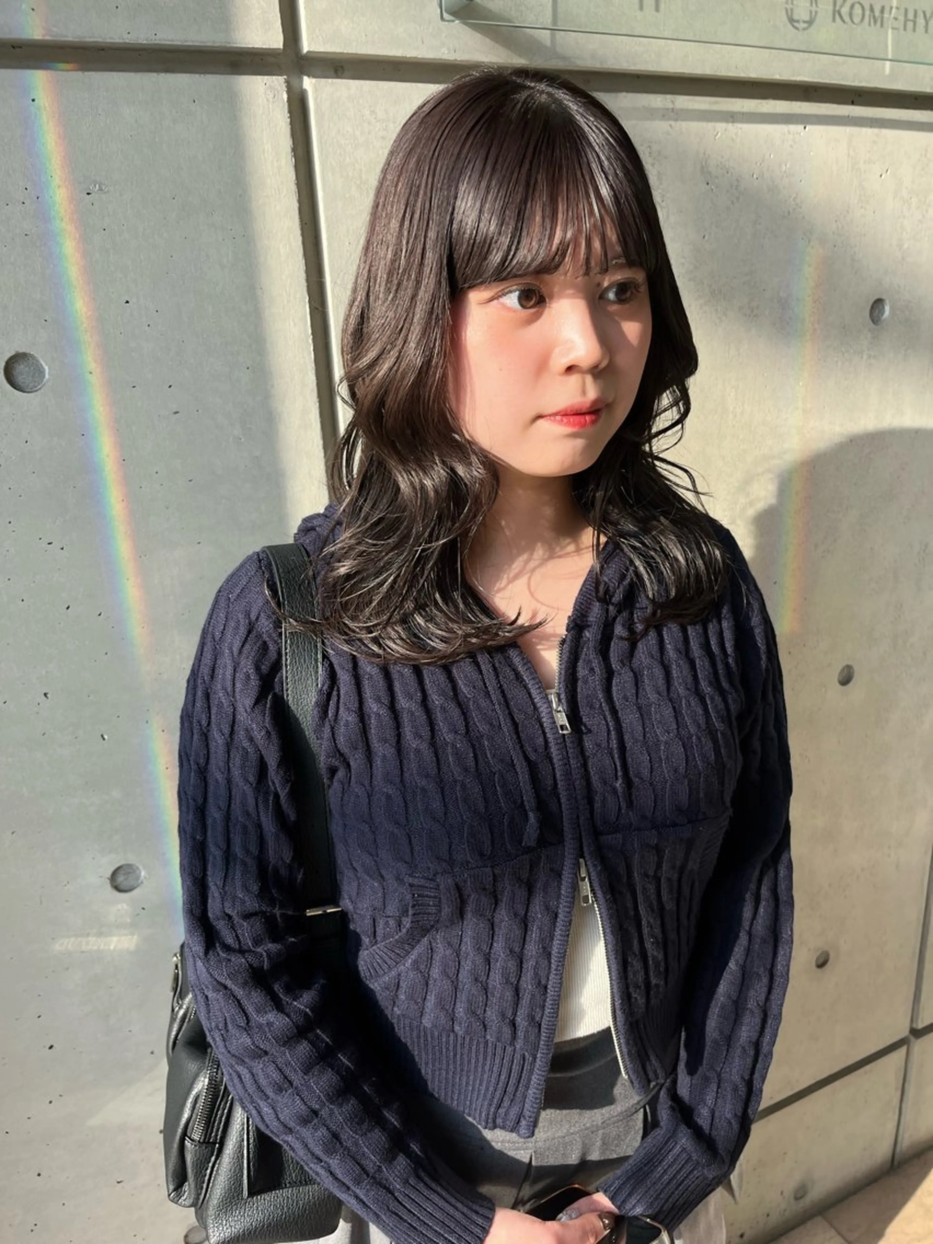 ミディアム 透明感カラー人気 ナンバーワンMIYUのヘアスタイル