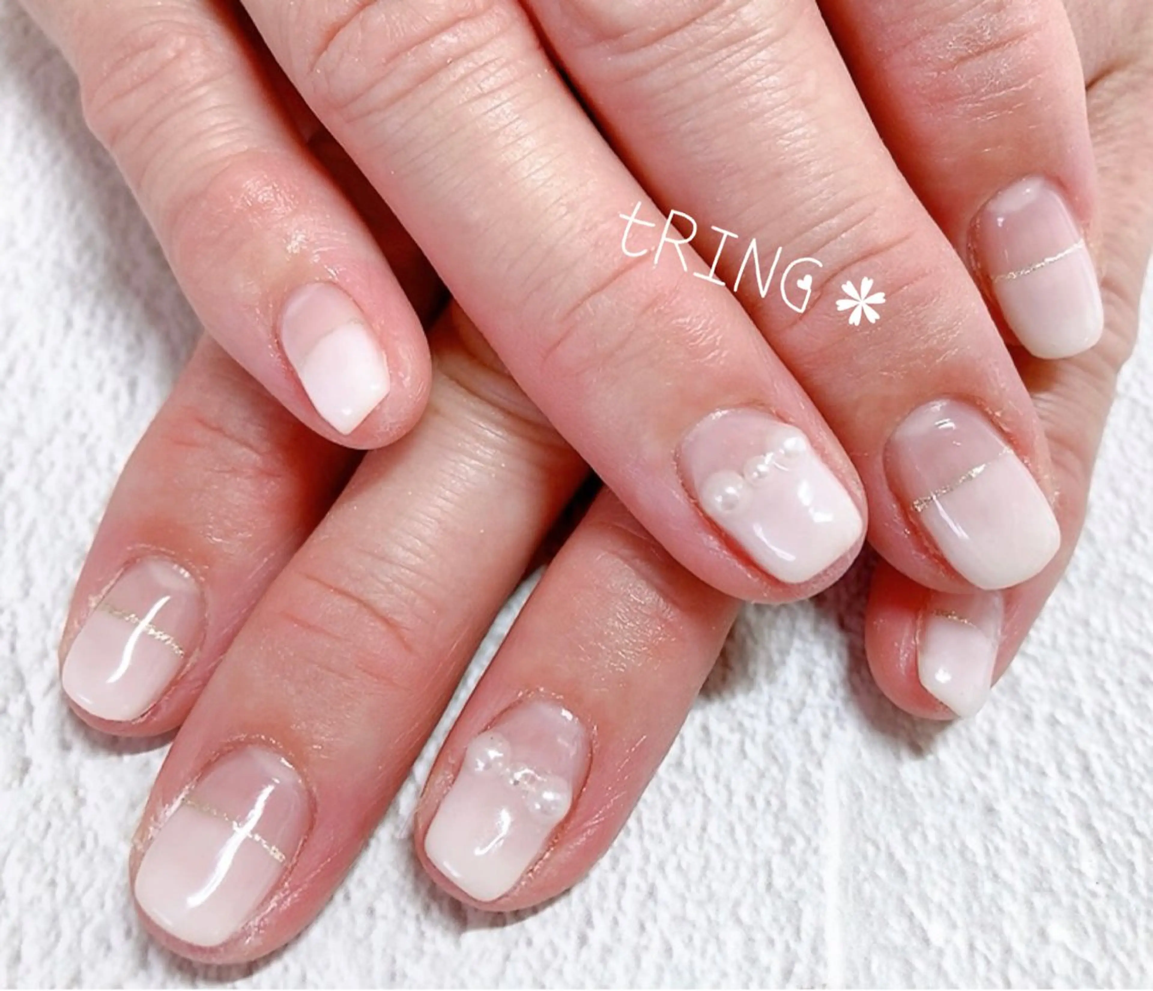 ネイル ハンドネイル tRING＊ しいの木台のネイルデザイン