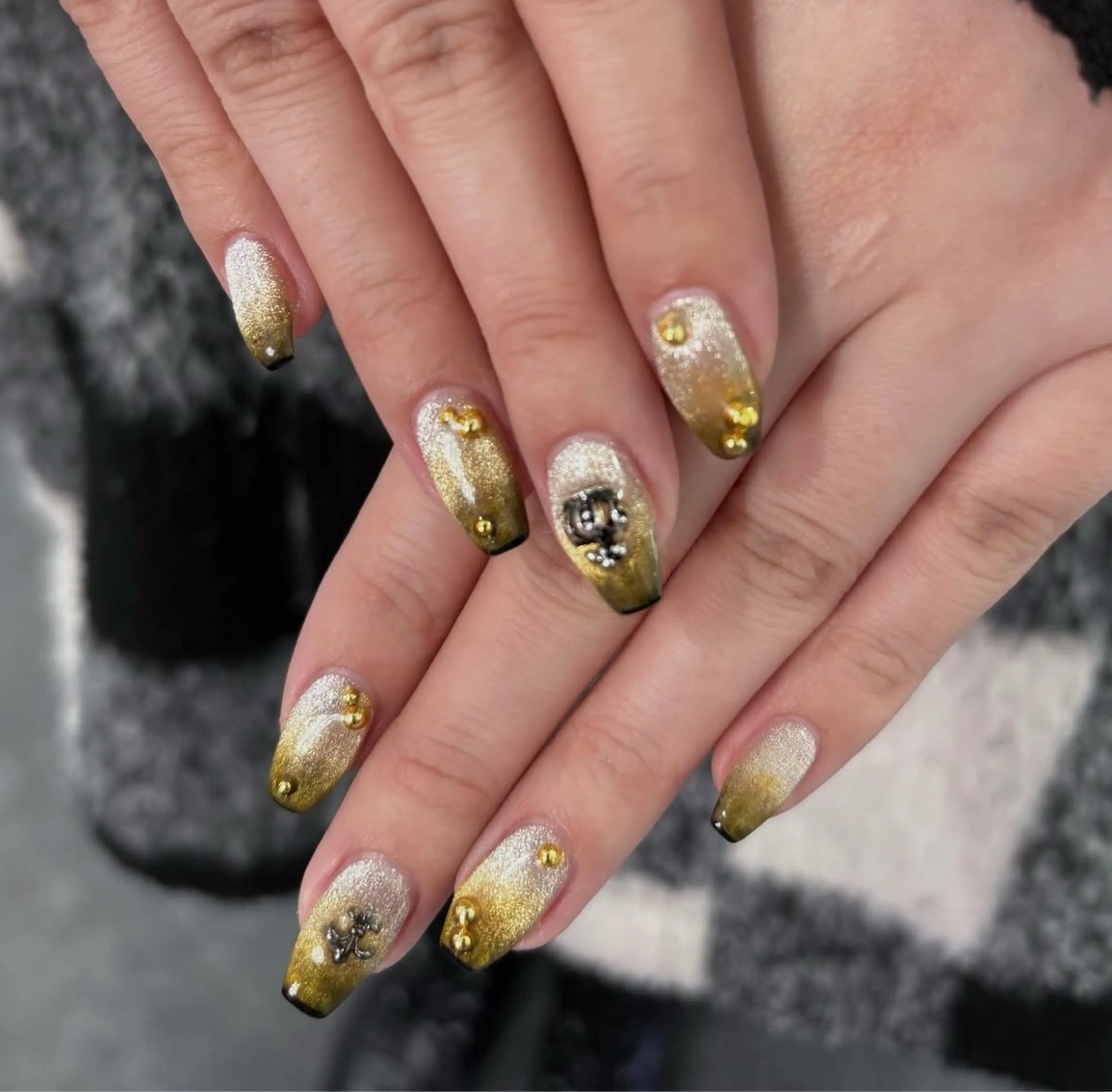 ネイル ハンドネイル ︎✧韓国/ワンホン myu︎✧のネイルデザイン