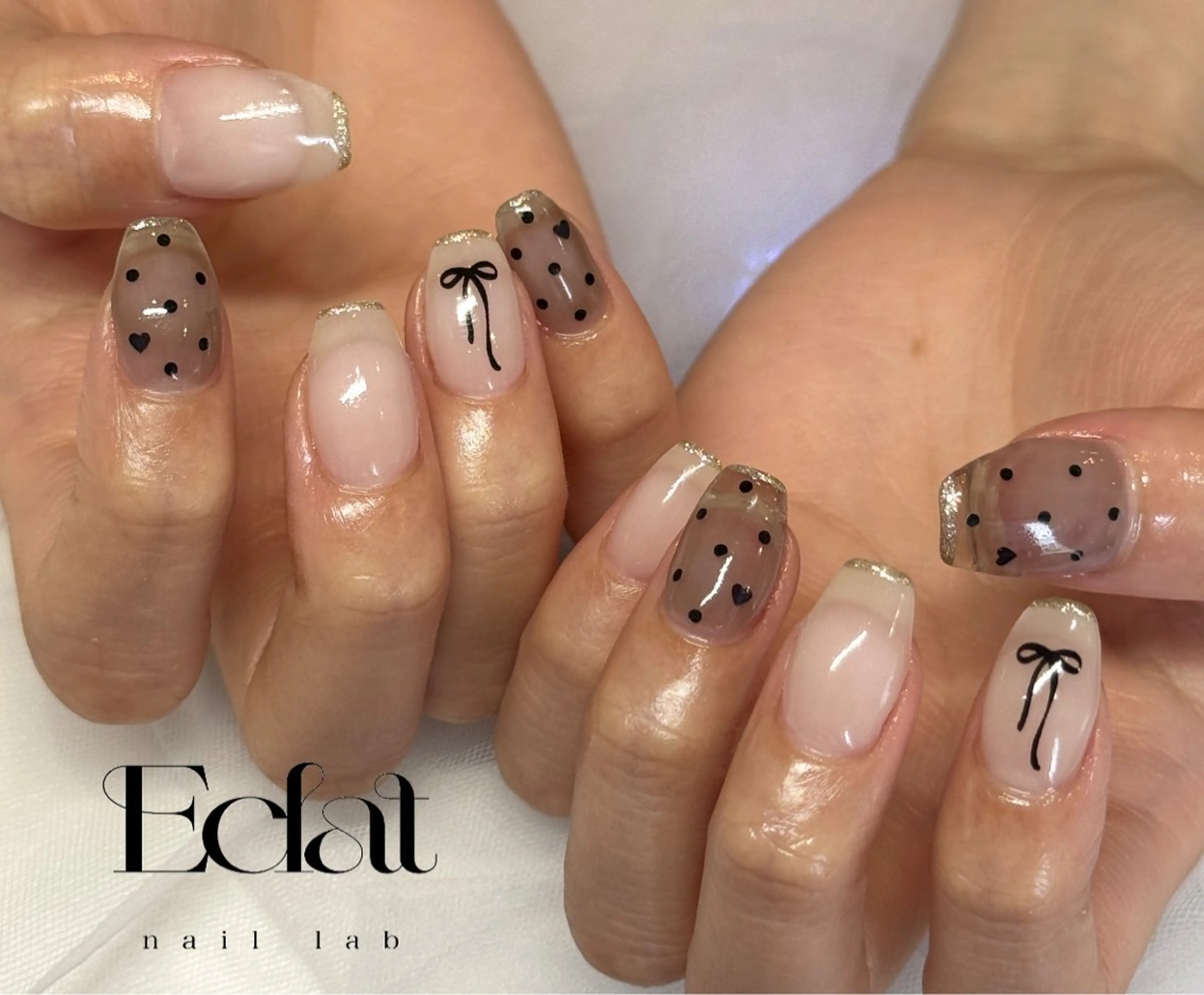 ネイル アートネイル ハンドネイル ネイルラボEclat RINAのネイルデザイン