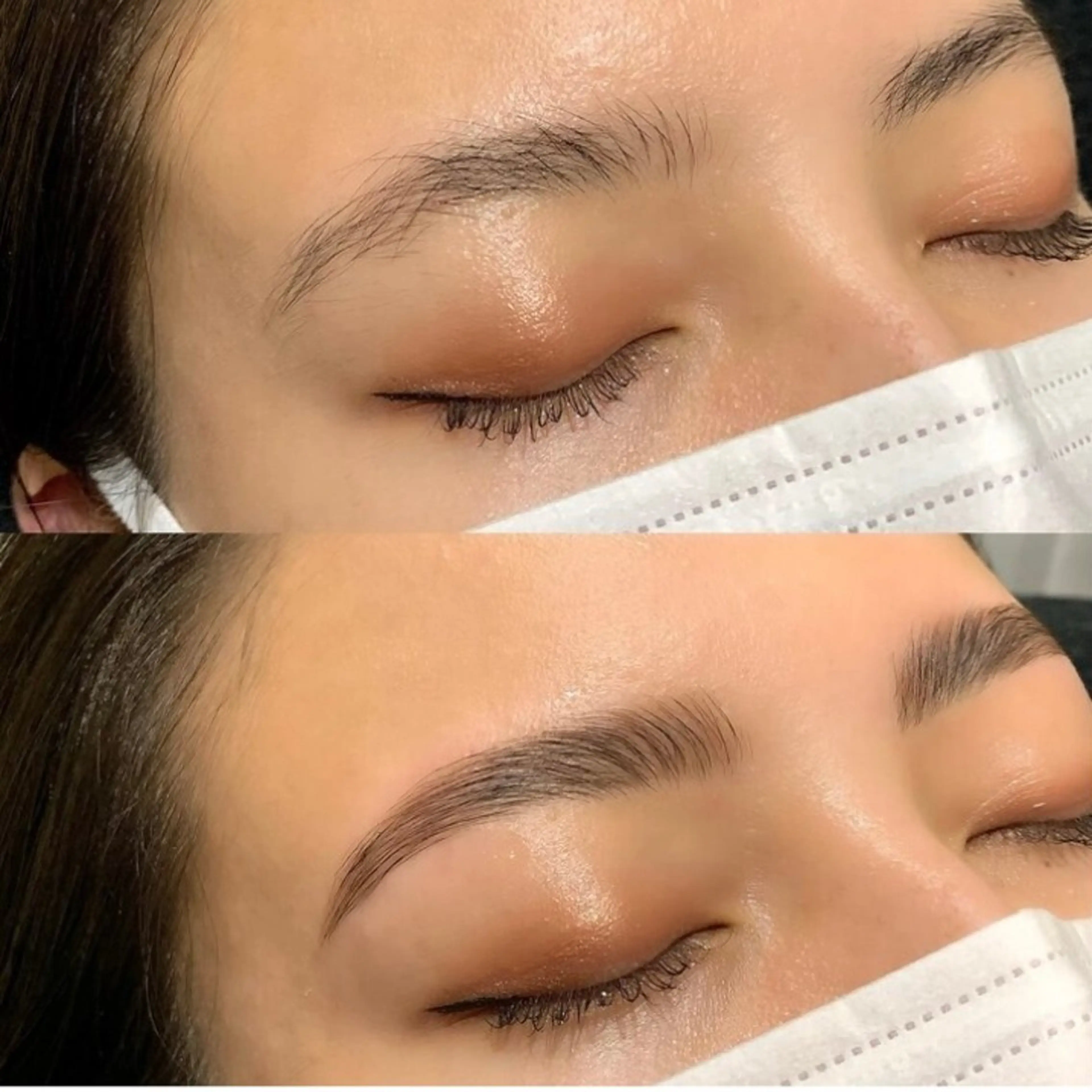 アイブロウ ハリウッドブロウリフト Ｌ． エルドットのマツエク・マツパデザイン