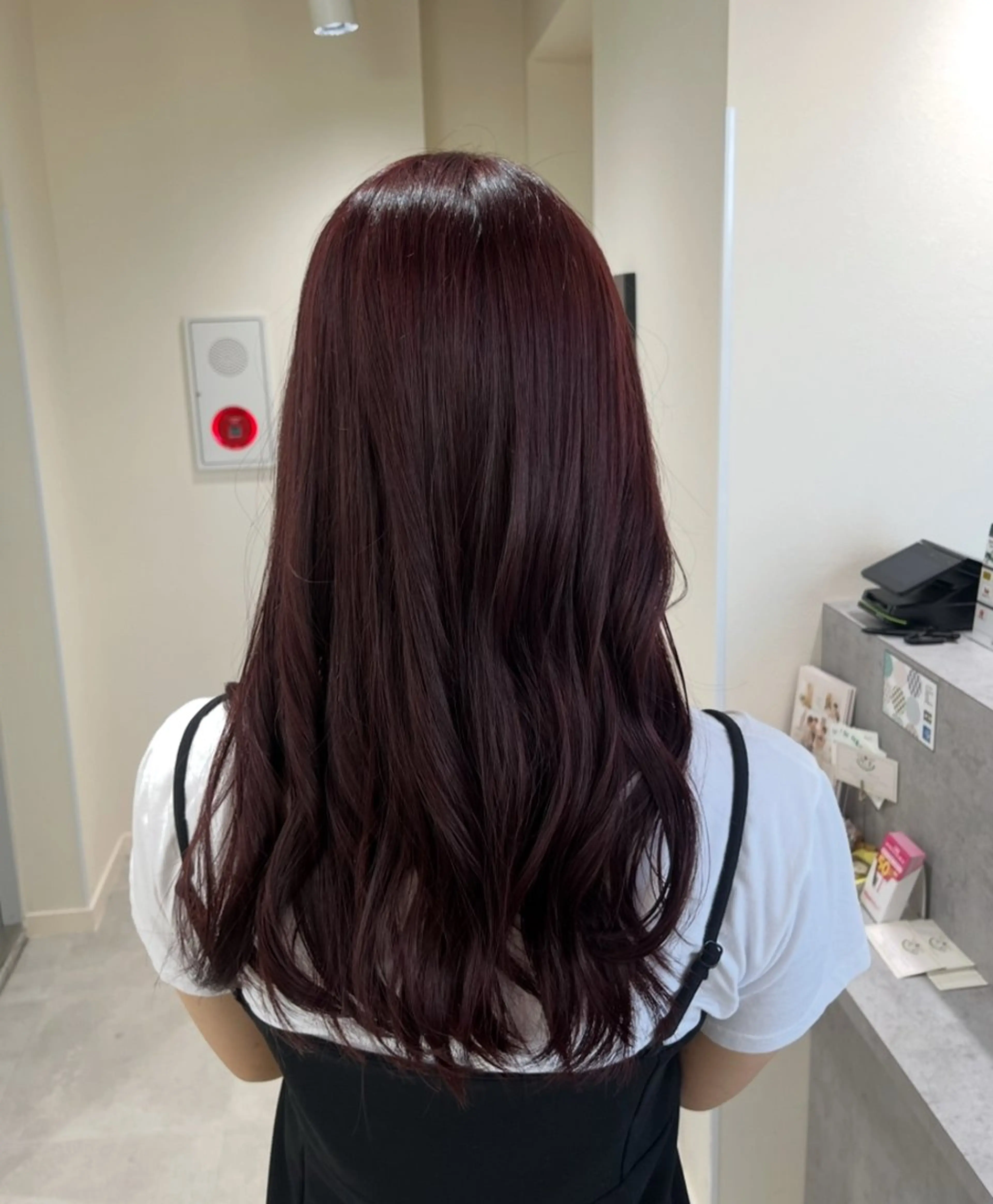 【人気No.1✨】レディースカット➕艶カラー（超音波アイロン付🫧）の写真