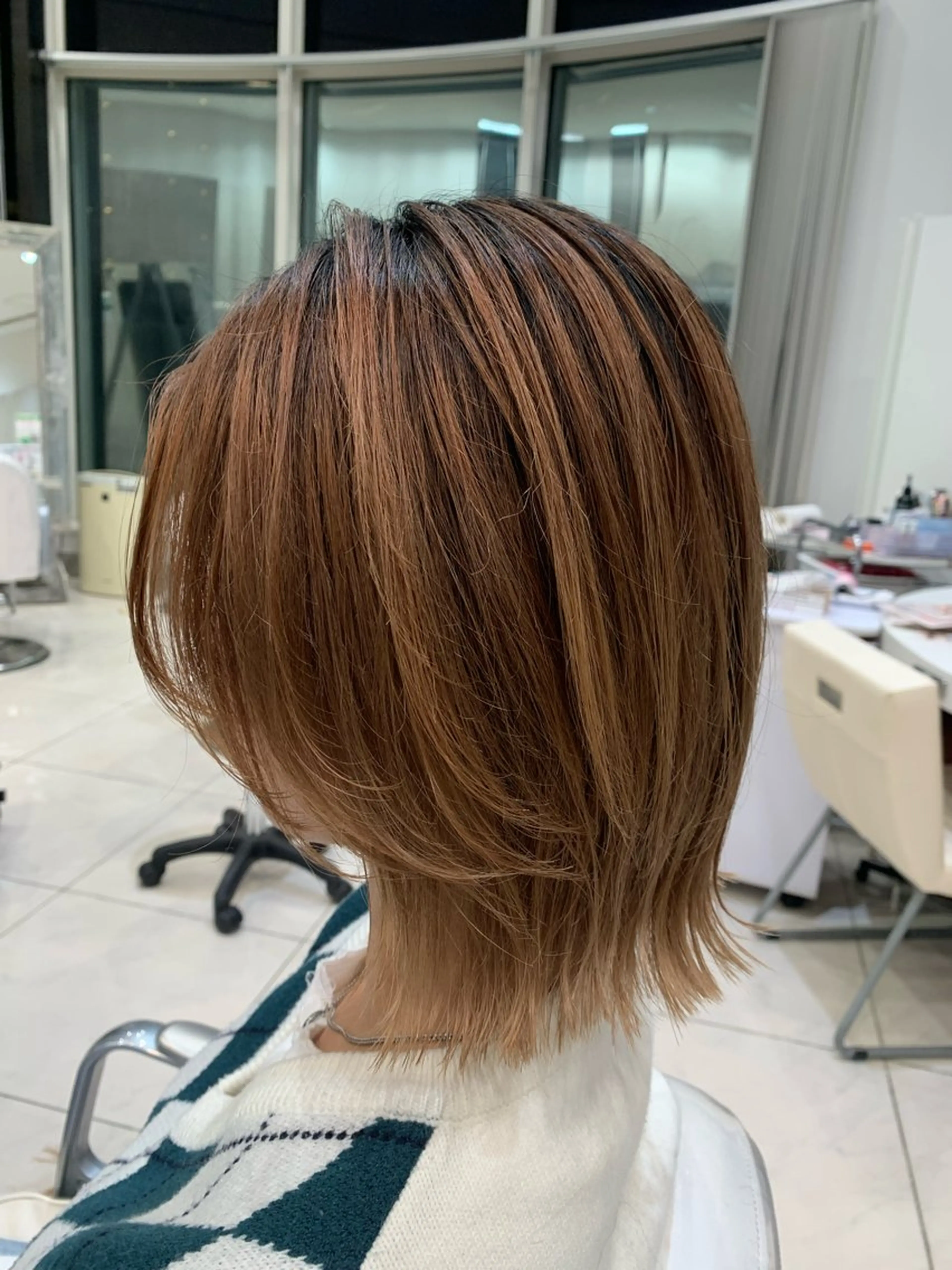 ミディアム ハッシュカット 店舗代表　佐藤 幸平のヘアスタイル