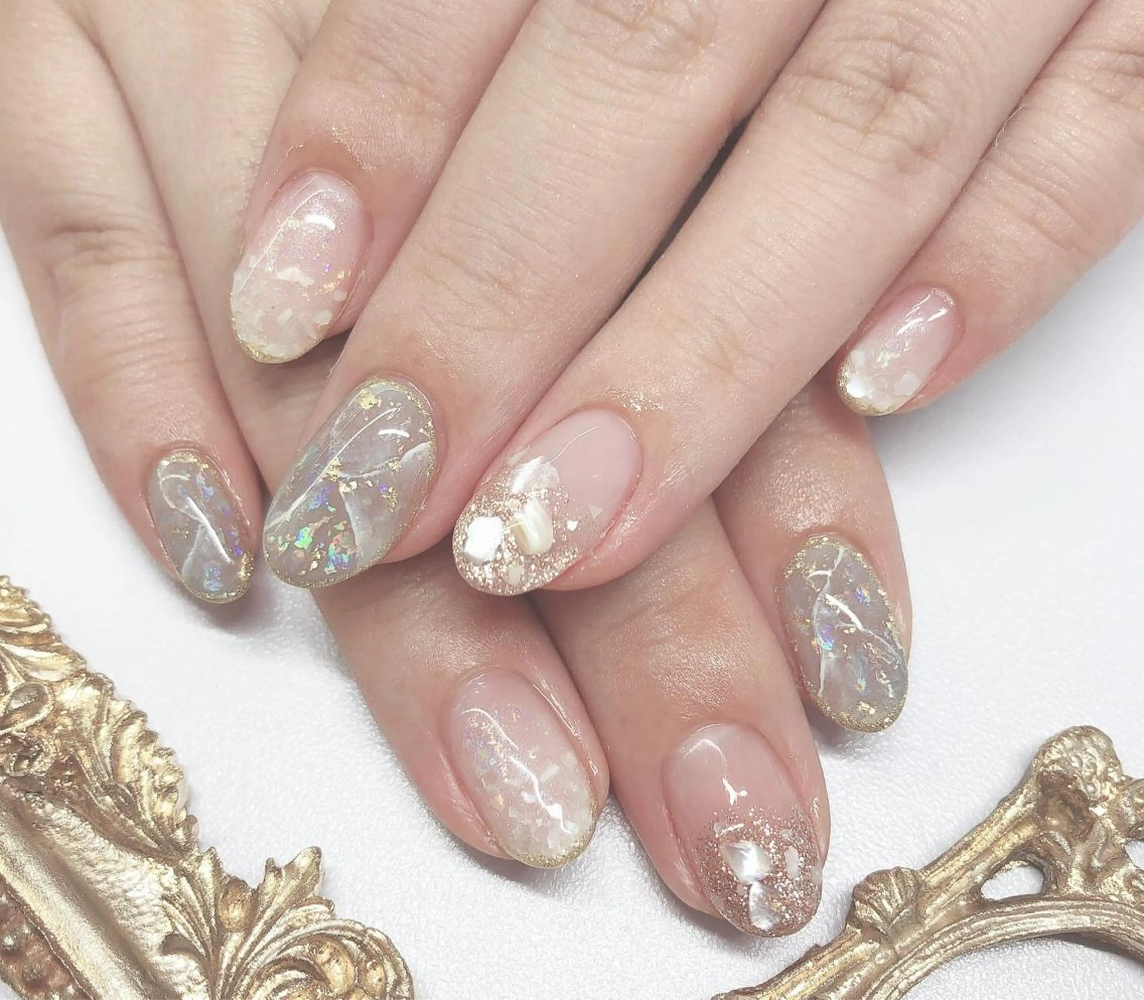 ネイル ニュアンスネイル ハンドネイル Nail room Lunaのネイルデザイン