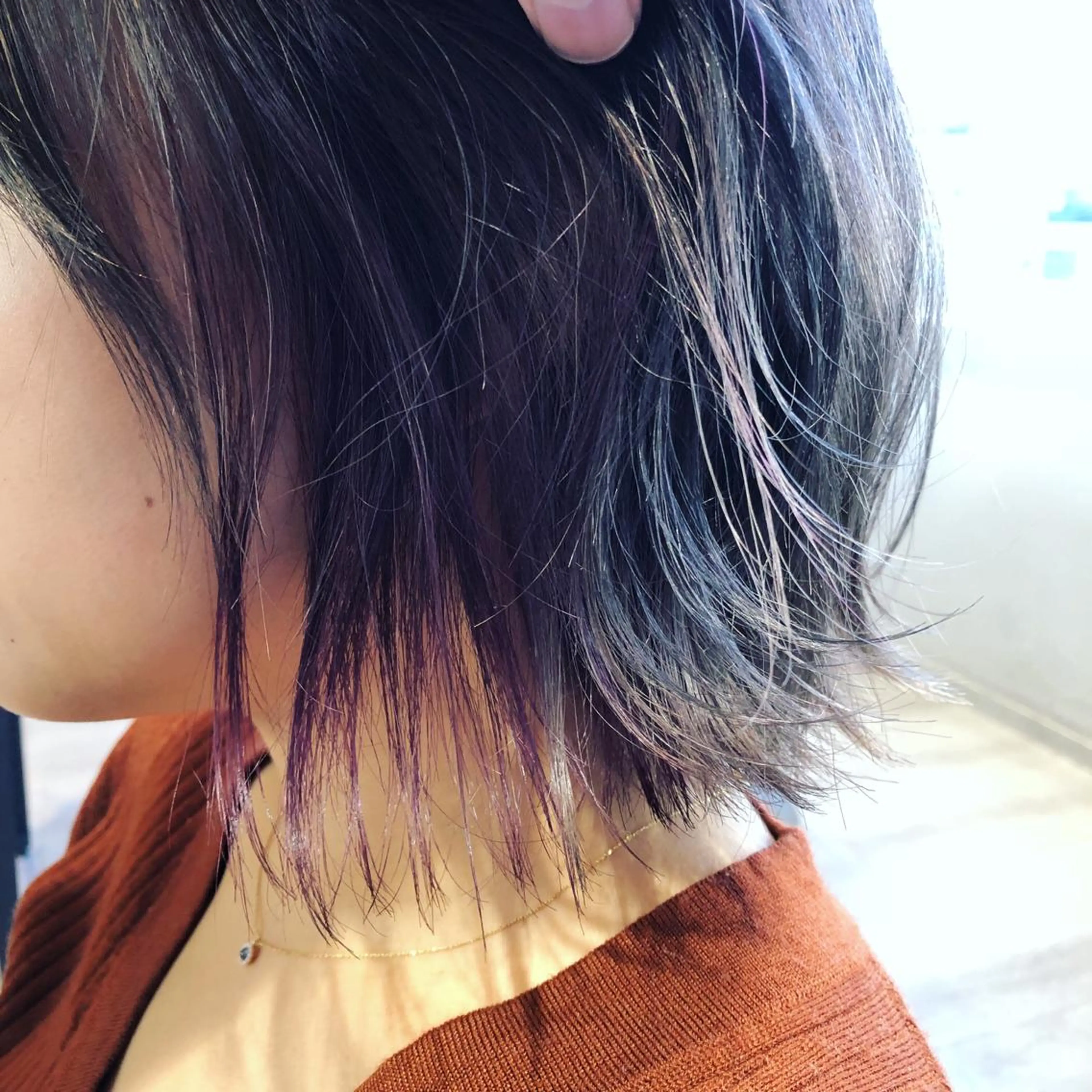 ミディアム カラー 金子 富士のヘアスタイル