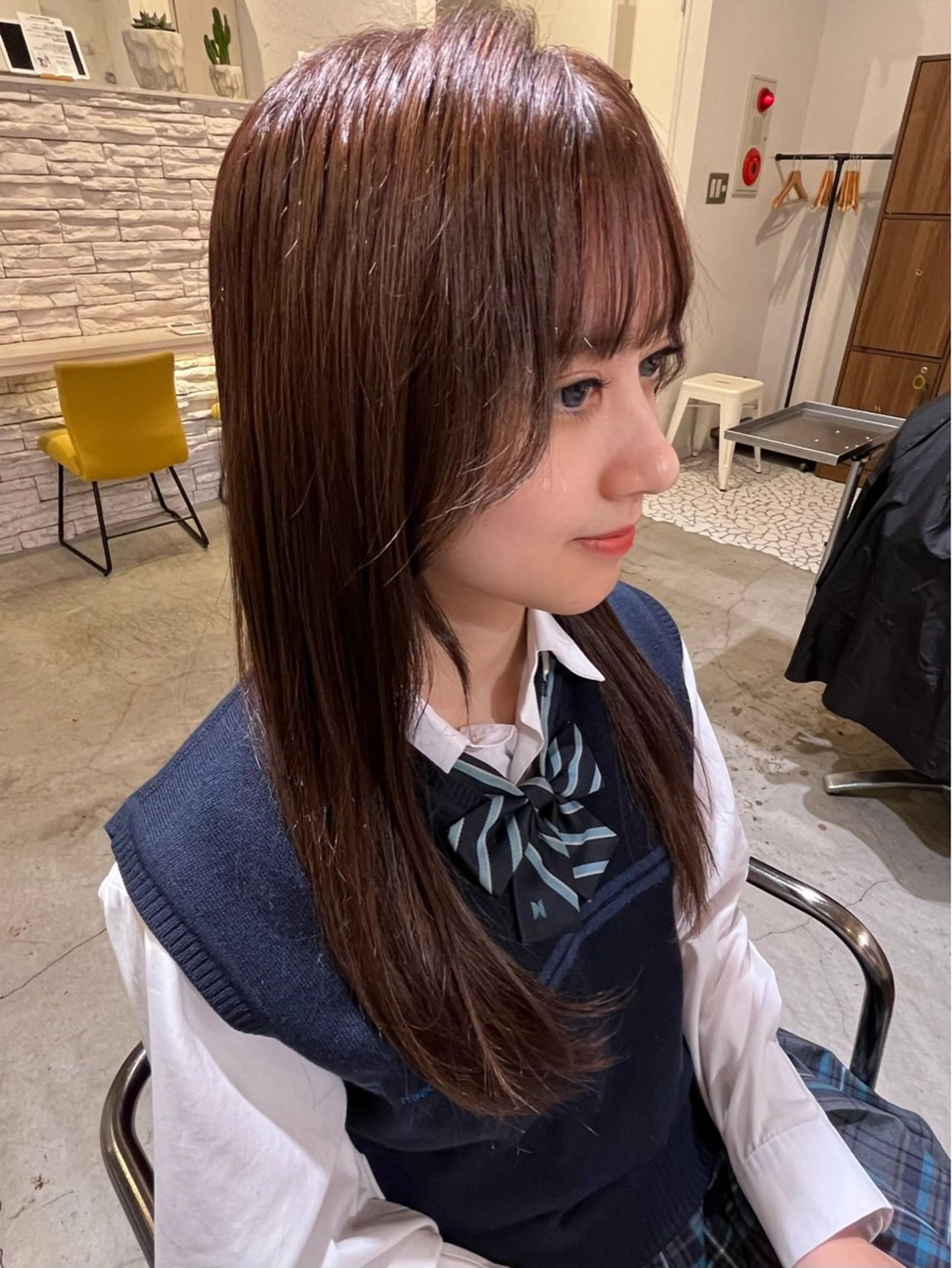 カラー ヘアカラー 🩷ྀི暖色カラー 🫧ྀིススマゴチヨのヘアスタイル