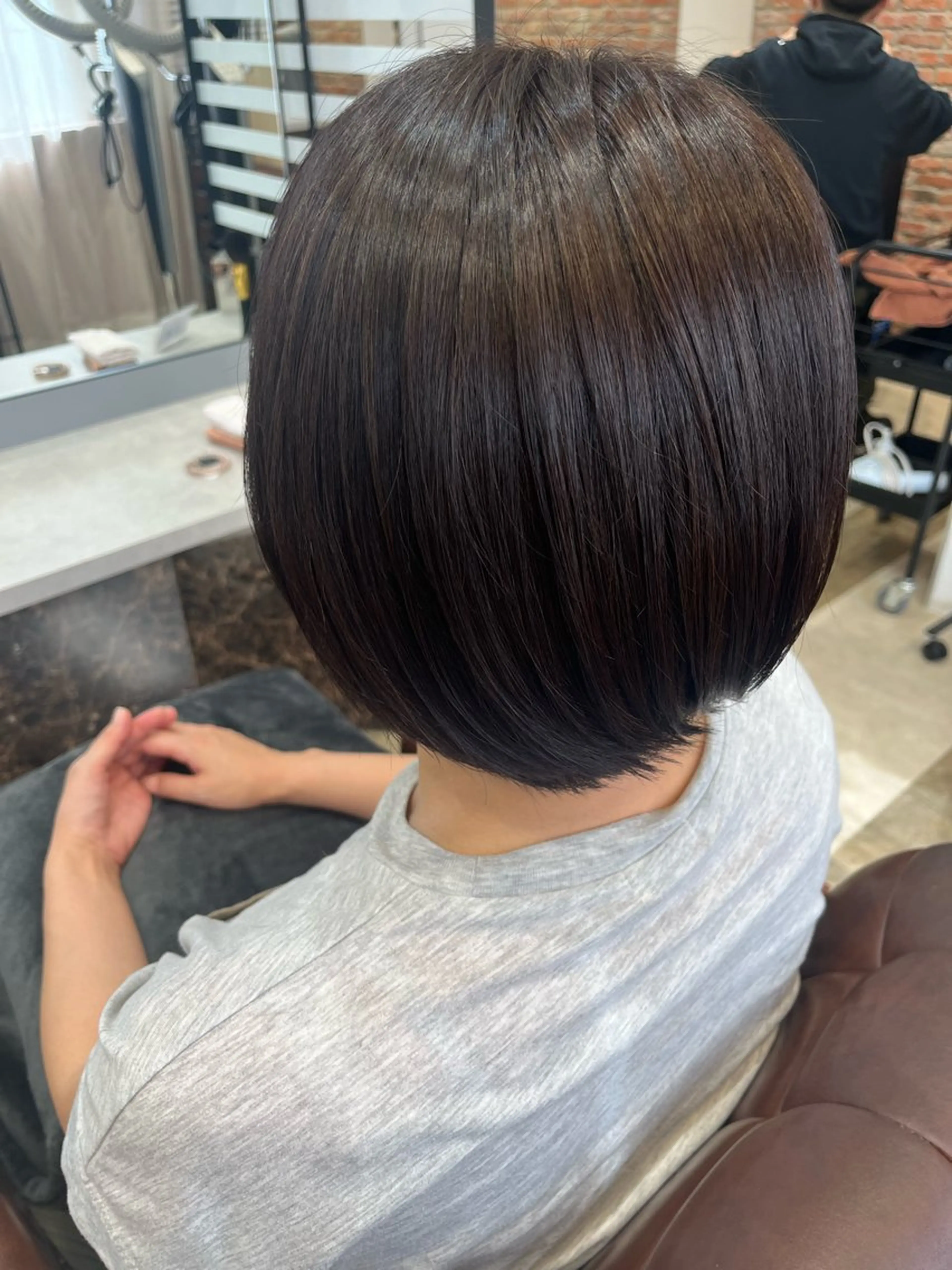 ショート 丸みショート ショートヘア okada riruのヘアスタイル