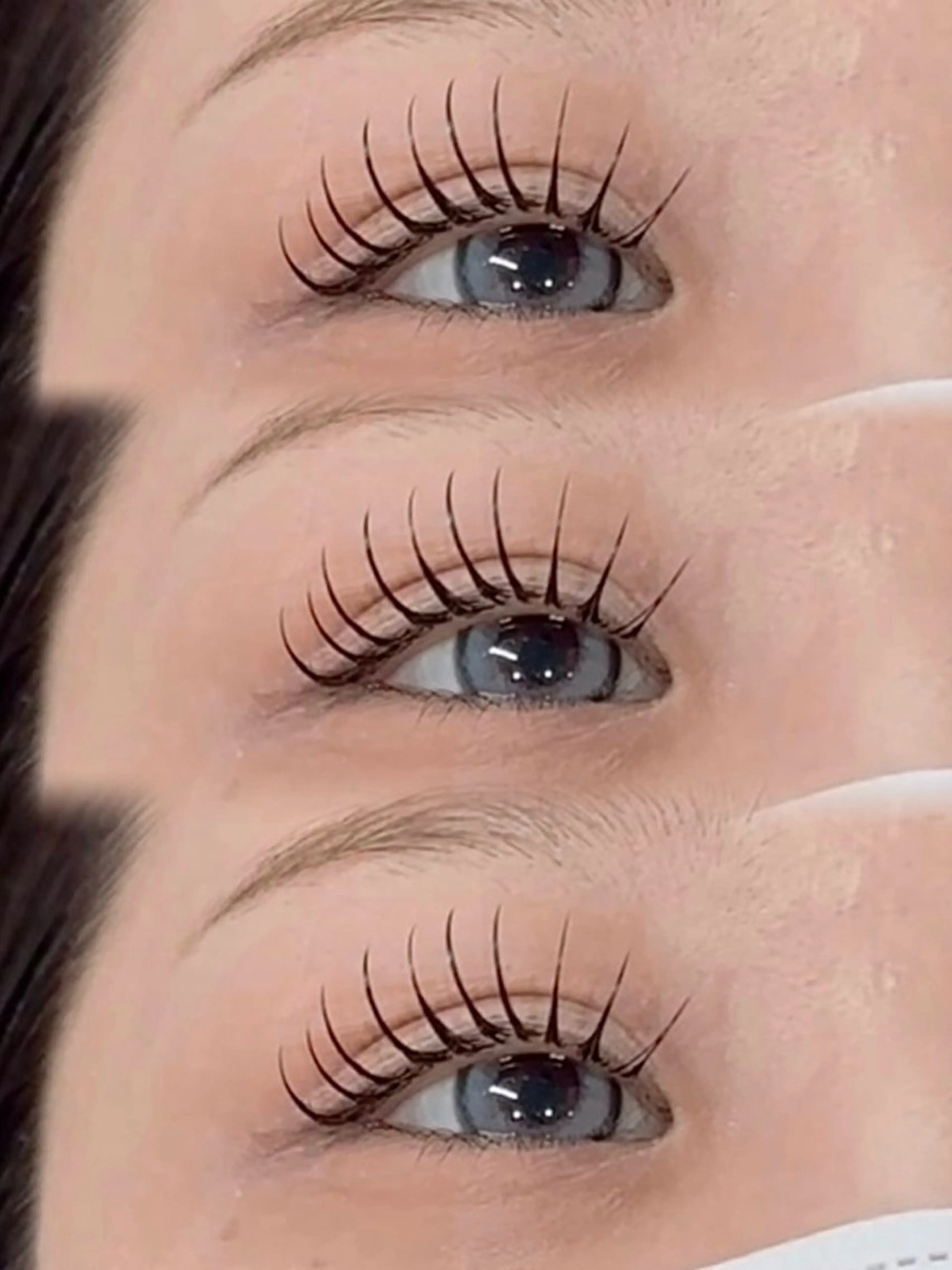 マツエク・マツパ まつげパーマ マツエク 🤍束感マツエク /難波/moe/🤍のマツエク・マツパデザイン