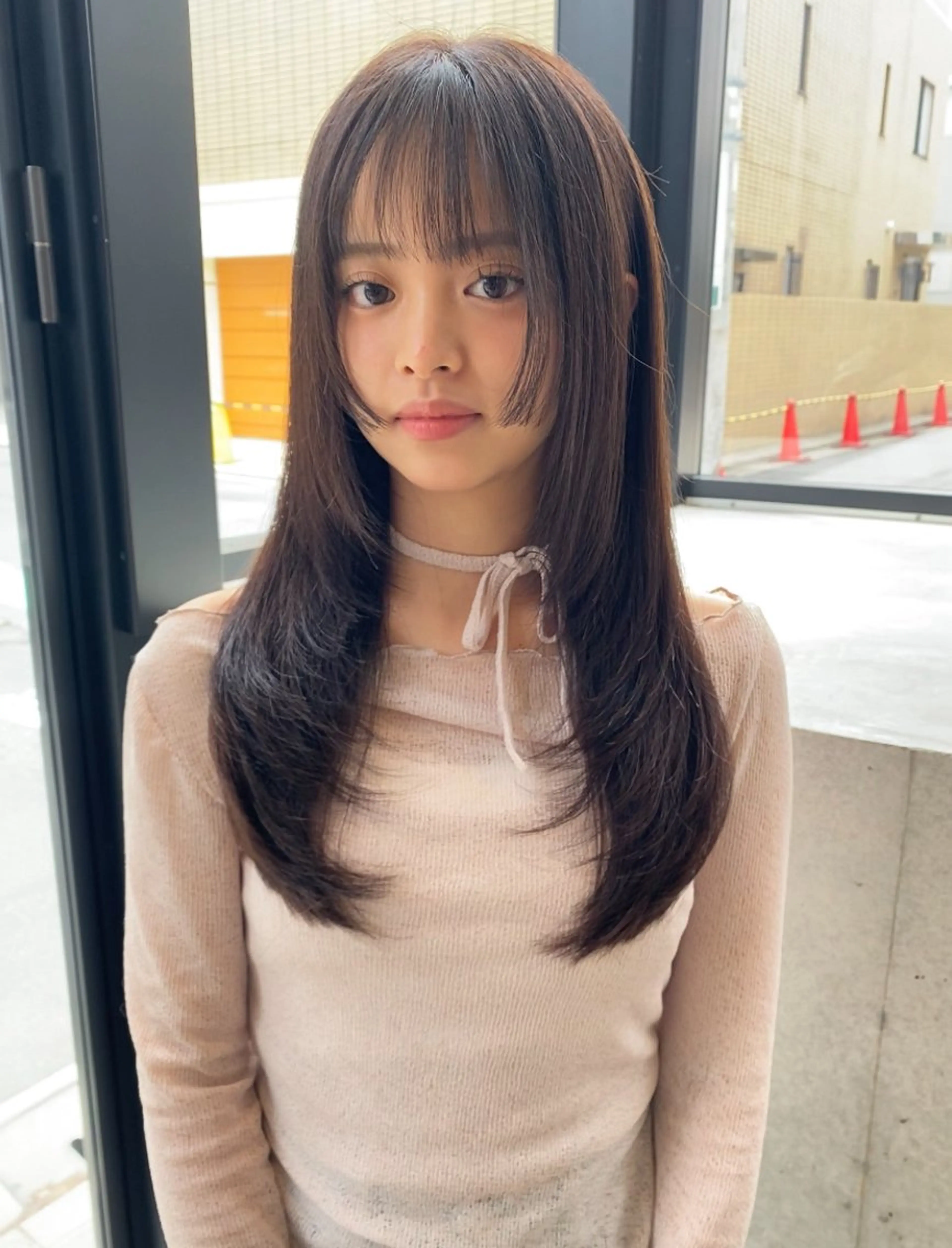 ロング カラー カット ヘアカラー トリートメント レイヤー/柔色 カラー/SAkiのヘアスタイル