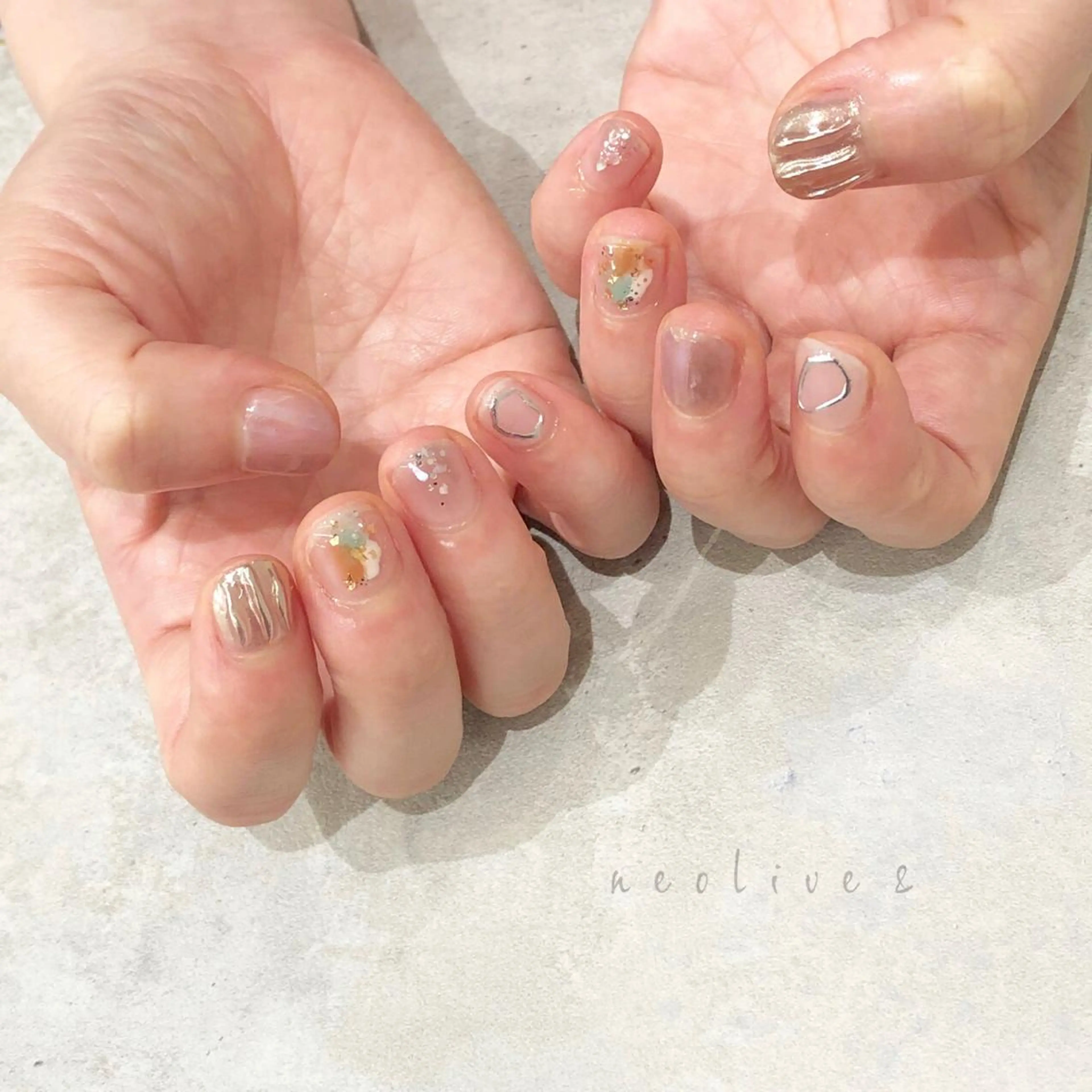 ネイル ハンドネイル Yuriko Omi パラジェル/渋谷のネイルデザイン