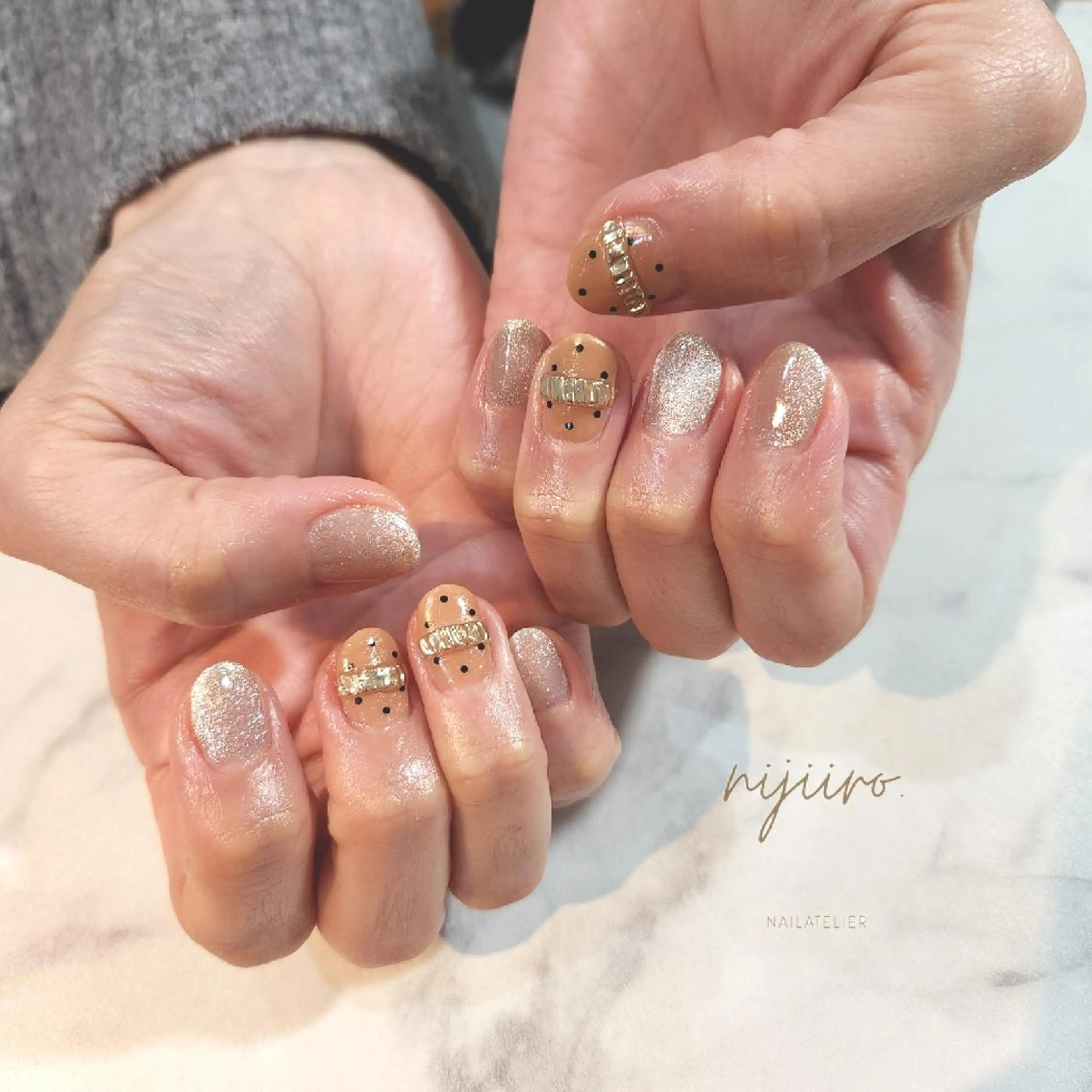 ネイル ハンドネイル nijiiro🌈 サトウのネイルデザイン