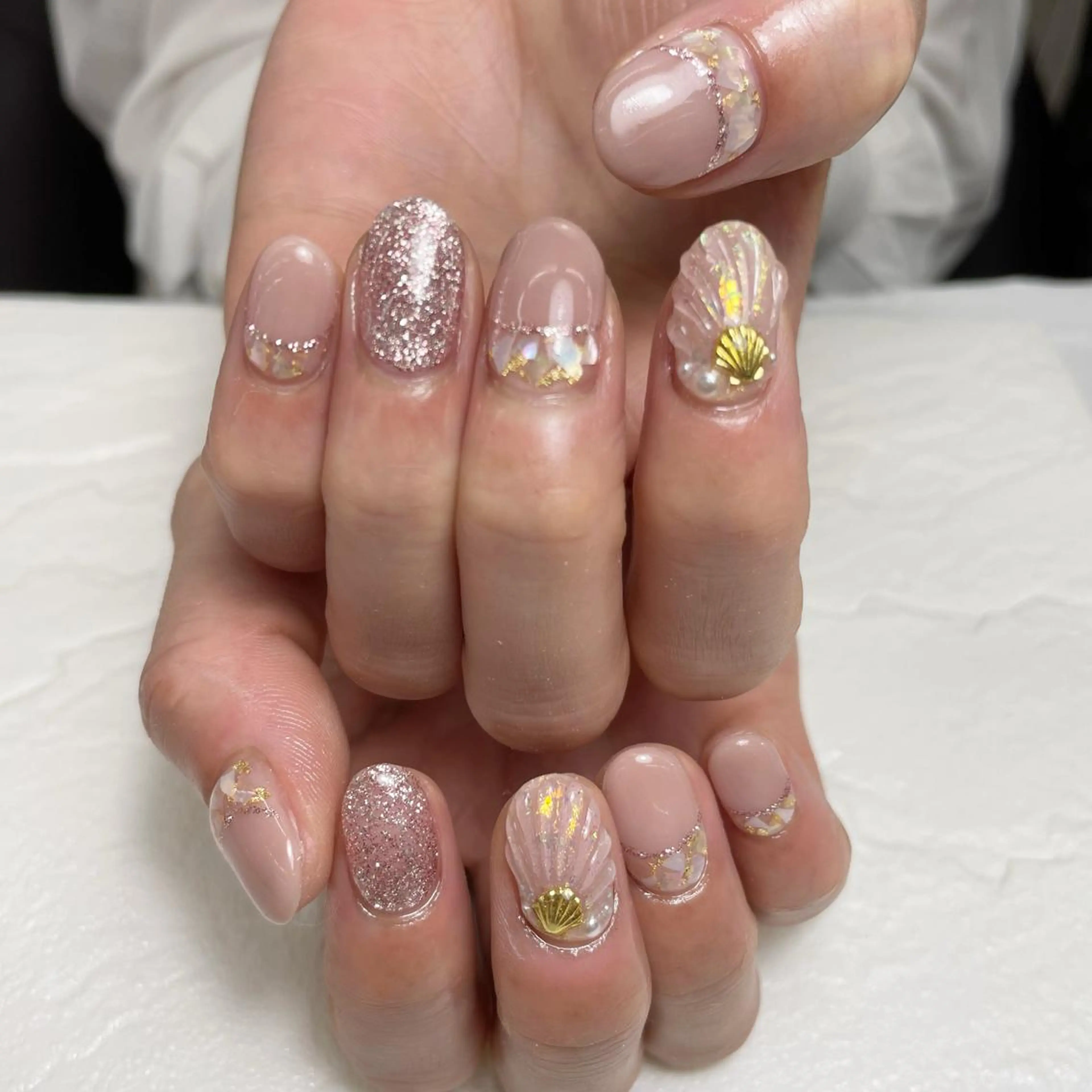 ネイル 夏ネイル Nail Blue512所属・Nailist MINORIのネイルデザイン