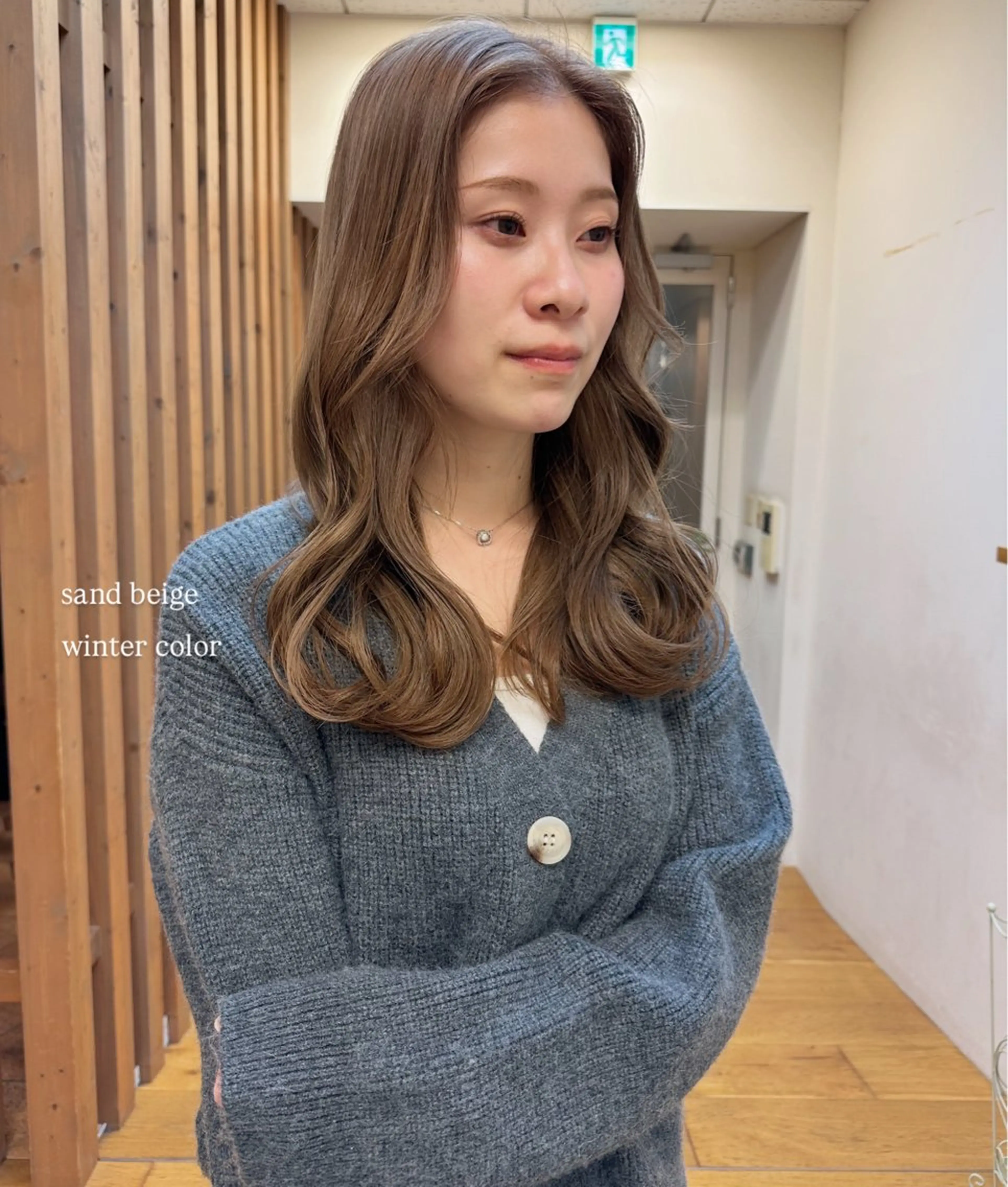 セミロング ヘアカラー トリートメント iroha/大阪梅田 /ニュアンスカラーのヘアスタイル