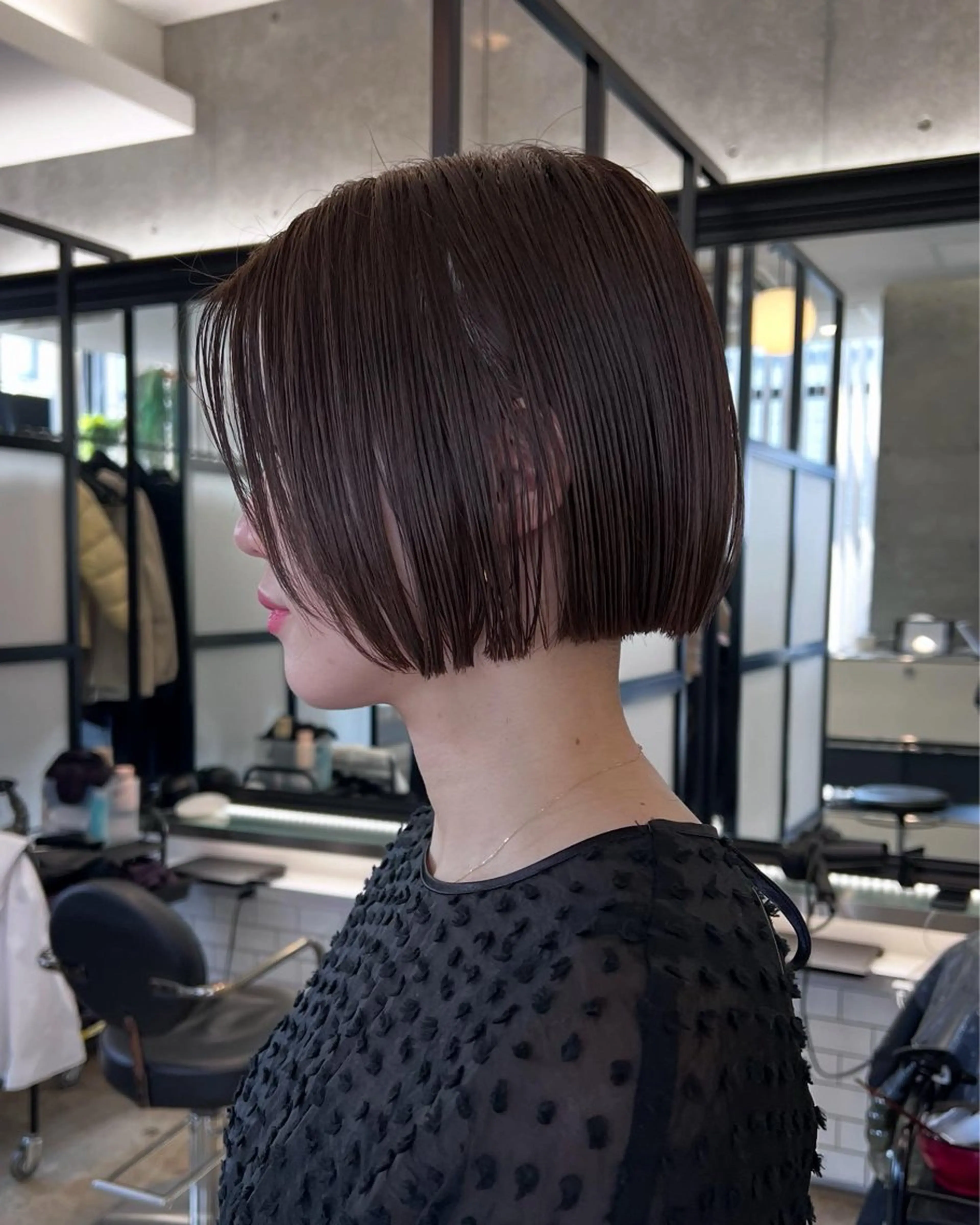 ショート カラー カット ヘアカラー トリートメント くせっ毛カット タツヤのヘアスタイル