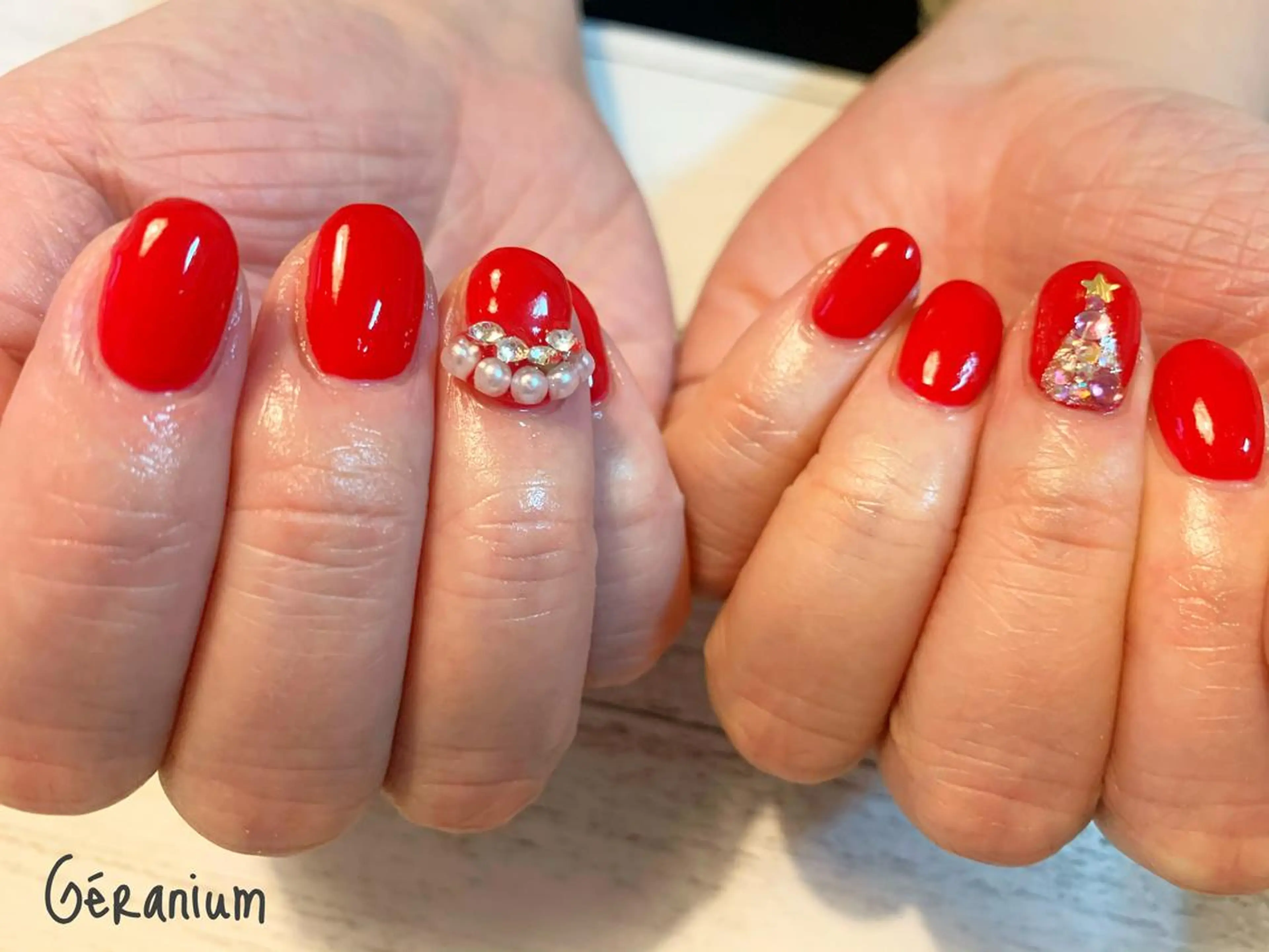 ネイル ハンドネイル GéRanium Harukaのネイルデザイン