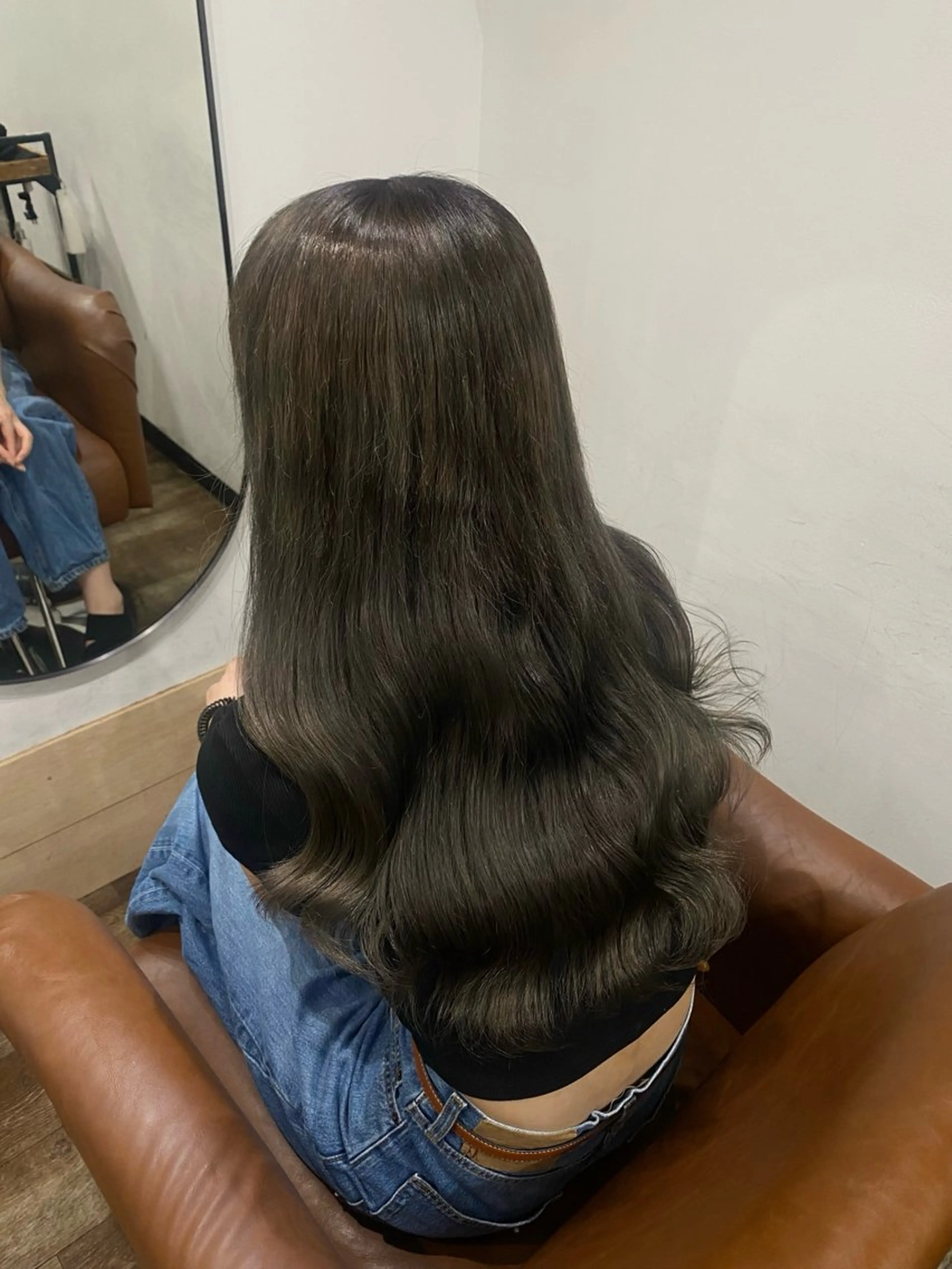 ロング ヘアカラー トリートメント mio♡ベージュ特化 🎀透明感カラーのヘアスタイル