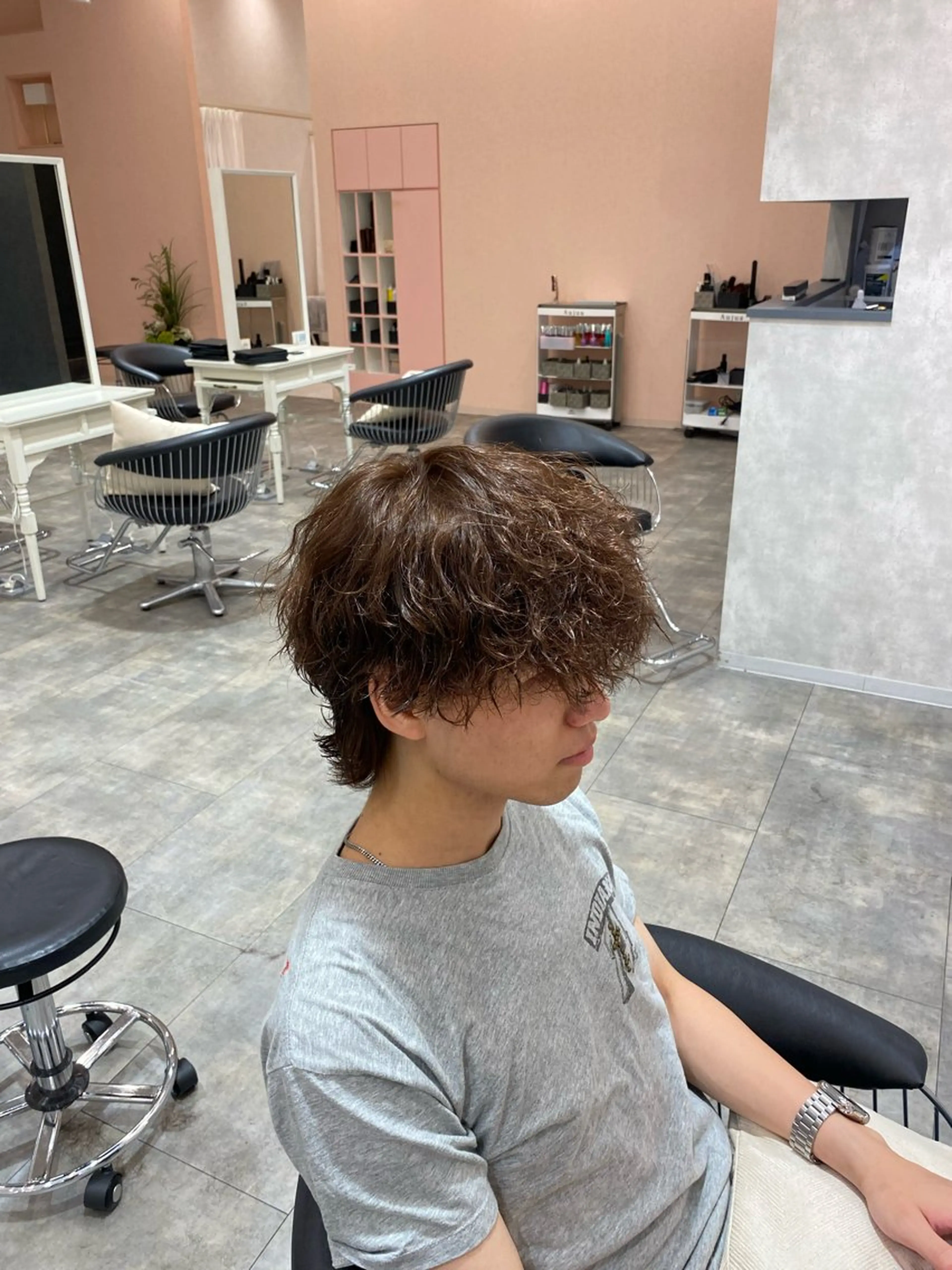 パーマ メンズ メンズパーマ Labless梅田 MINAHO🐶のヘアスタイル