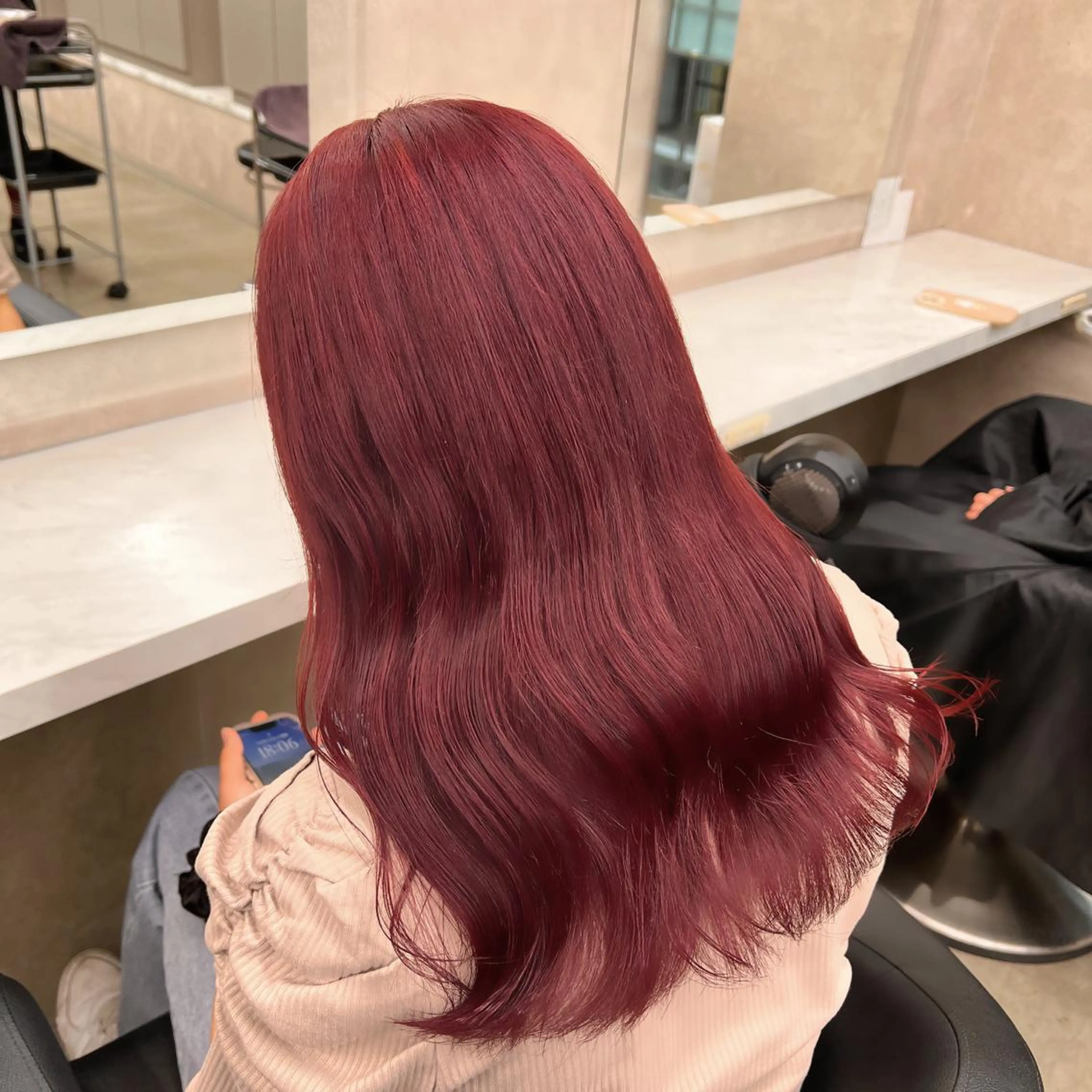 セミロング 💖札幌カラー 指名No.1💖玲奈のヘアスタイル