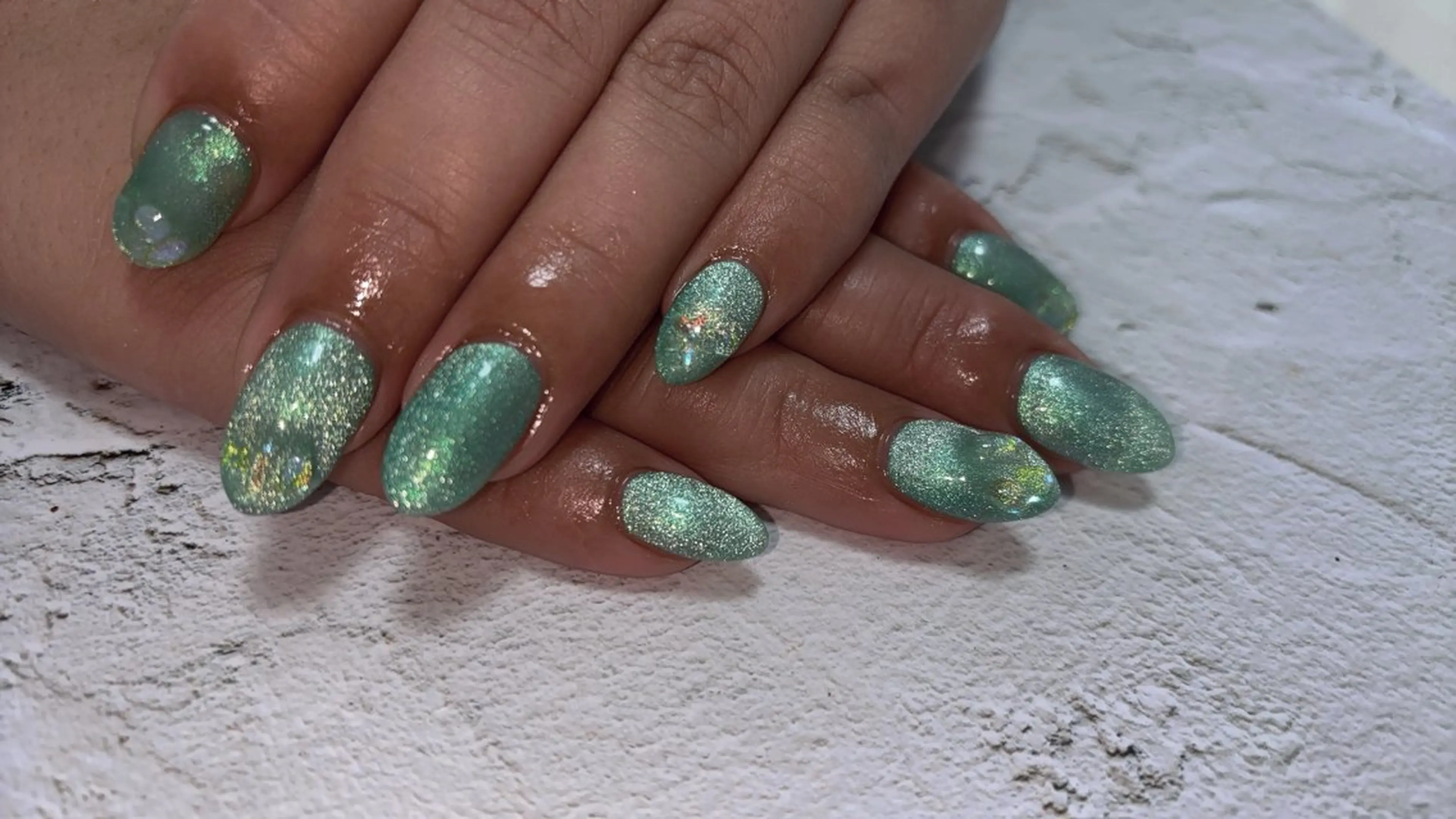 ネイル ジェルネイル マグネットネイル ハンドネイル coco nailのネイルデザイン