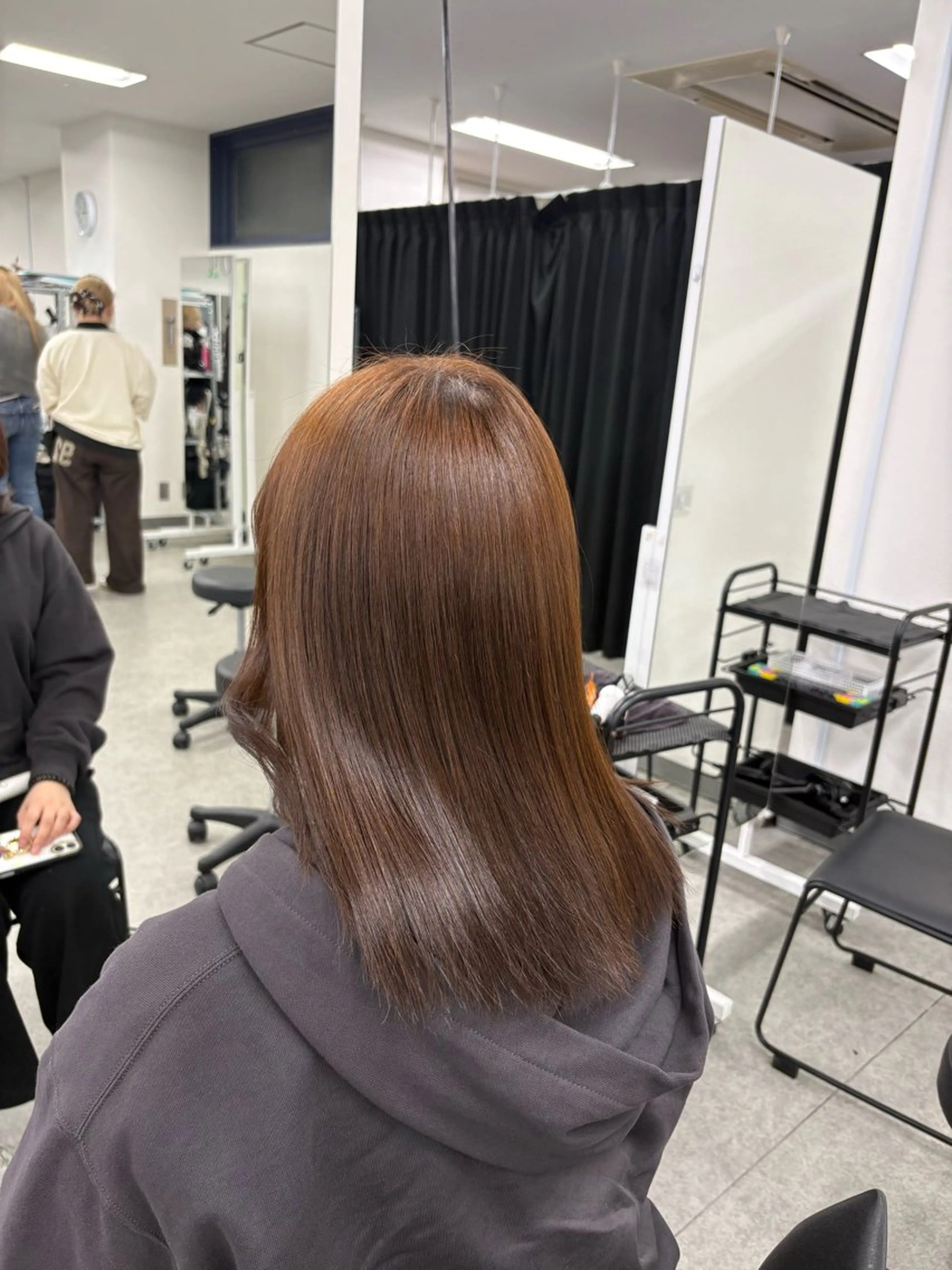 ミディアム カラー ヘアカラー トリートメント 💕мei 透明感カラー💕のヘアスタイル