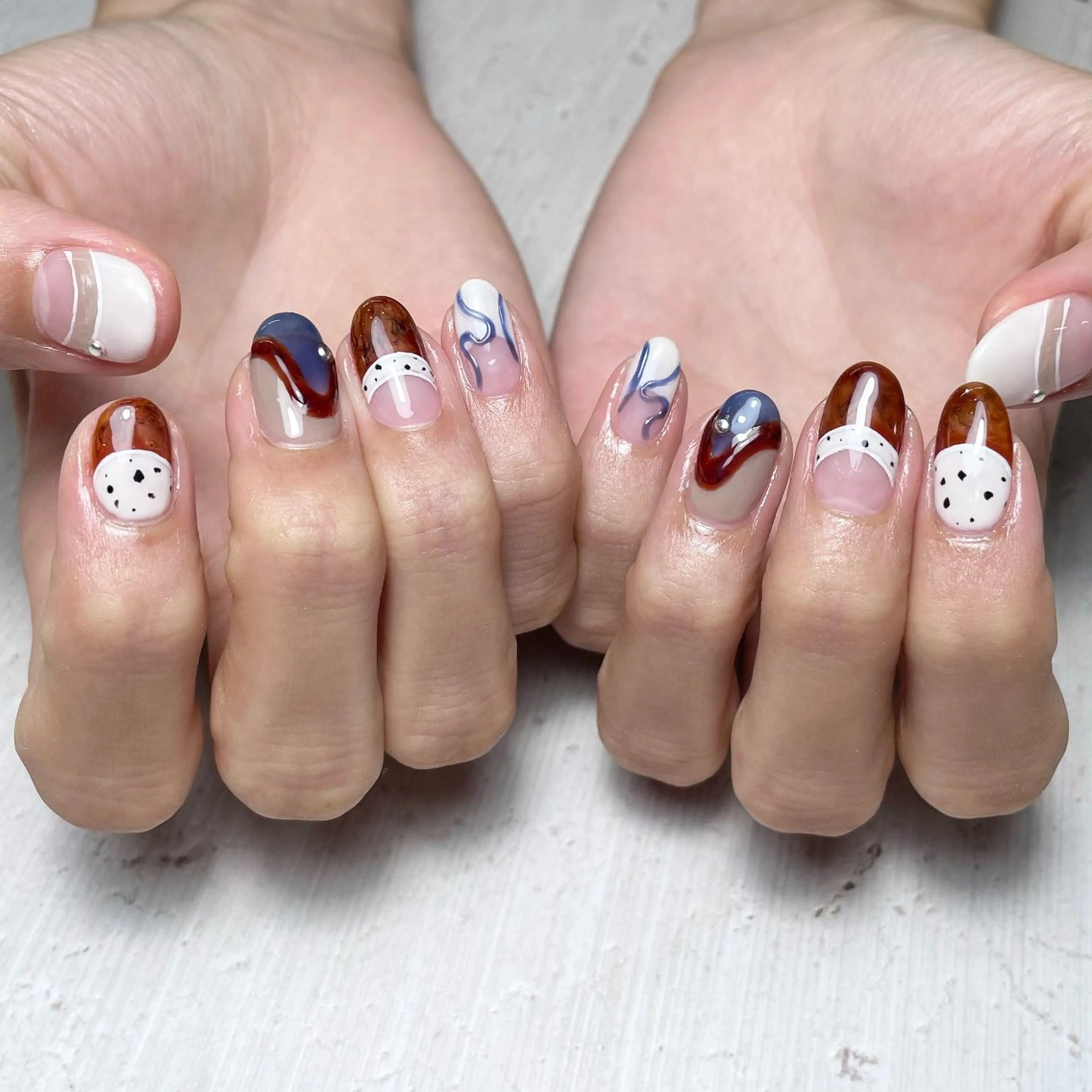 ネイル 💐irisée fleur中居のネイルデザイン