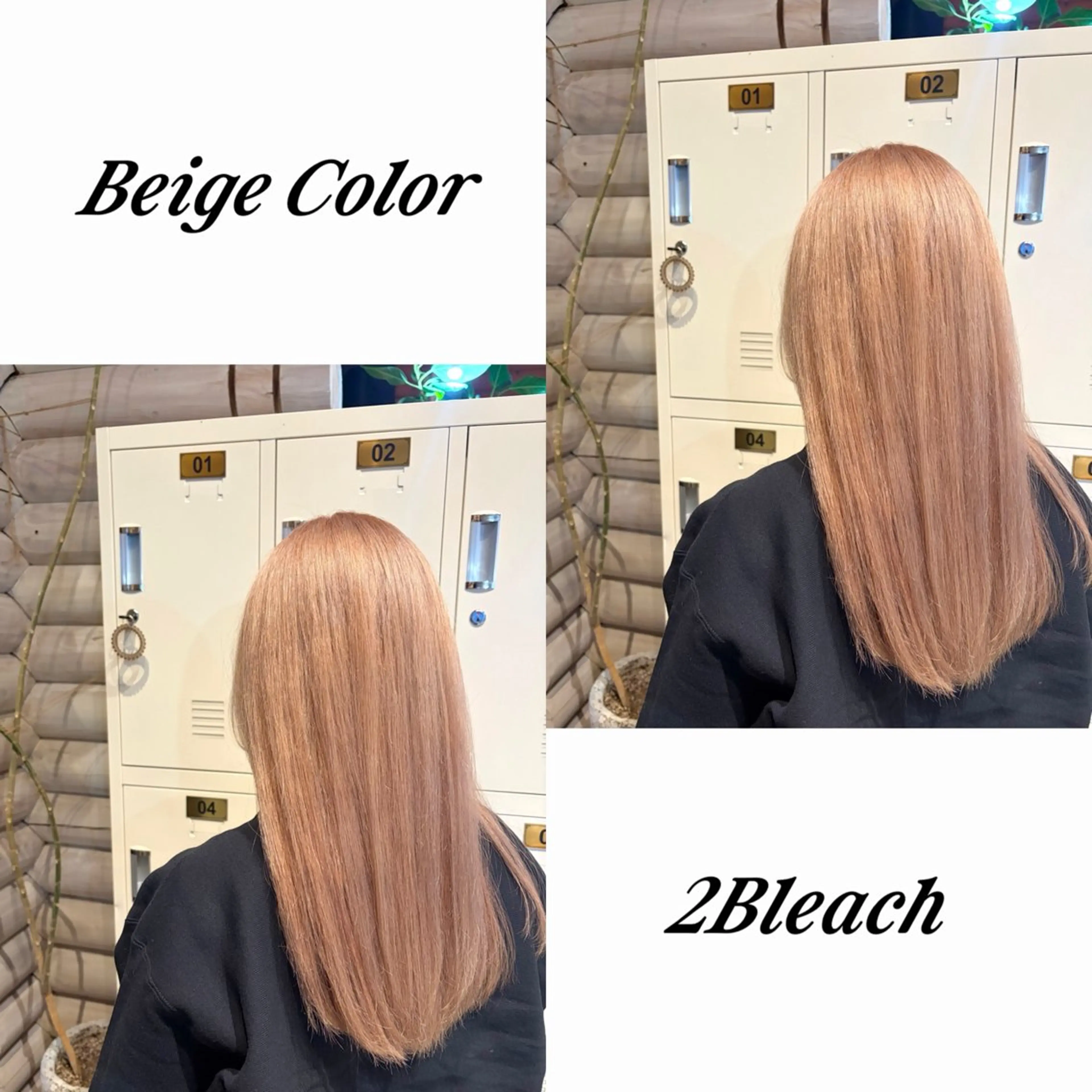 カラー ベージュカラー ブリーチ ハイトーンカラー ハイトーンベージュ ヘアカラー 🐾及部 艶髪/艶 カラーショート/ボブのヘアスタイル