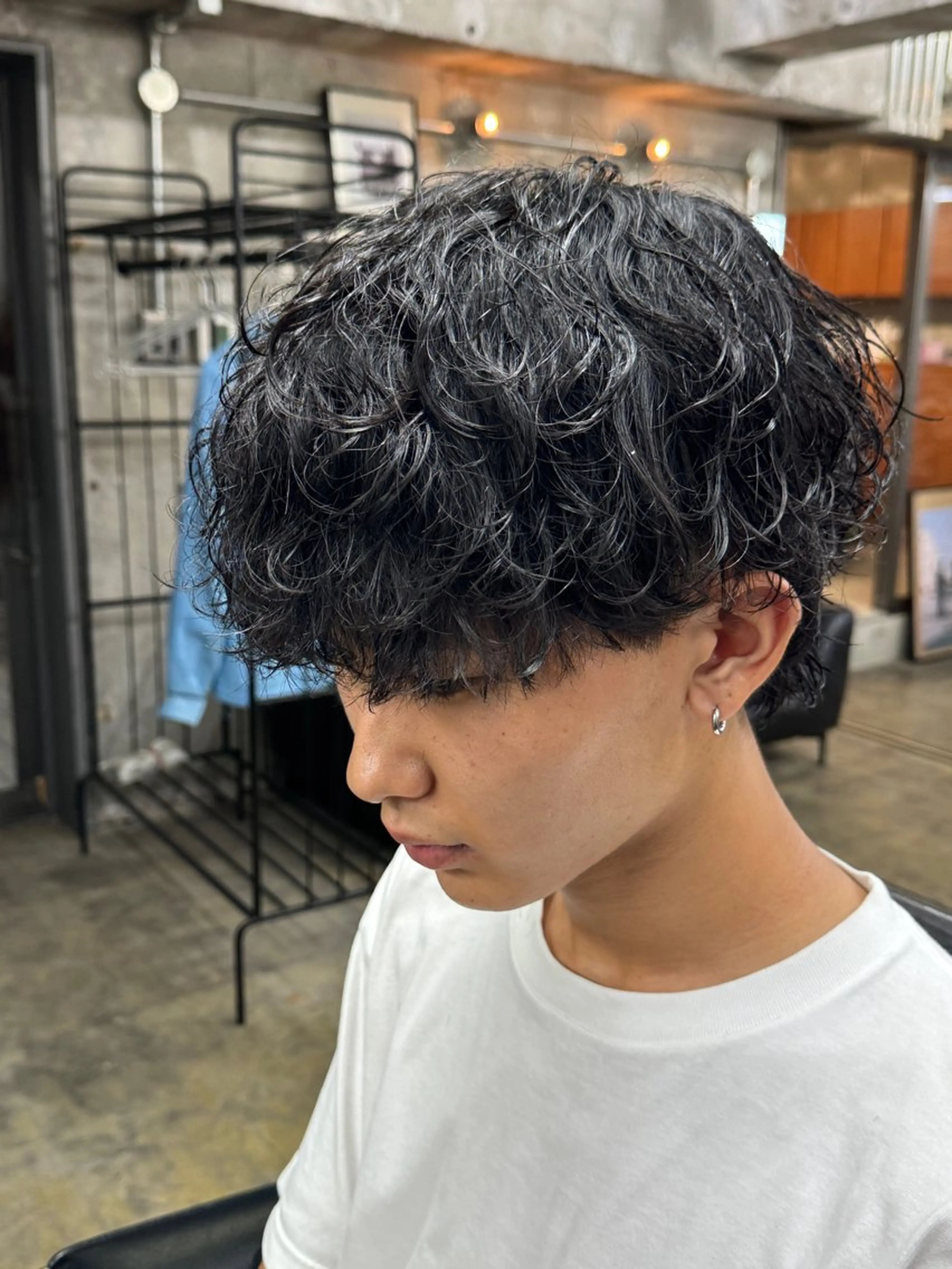 ショート カラー パーマ ヘアアレンジ メンズ メンズ特化酒井翔太 /メンズカット/名駅のヘアスタイル