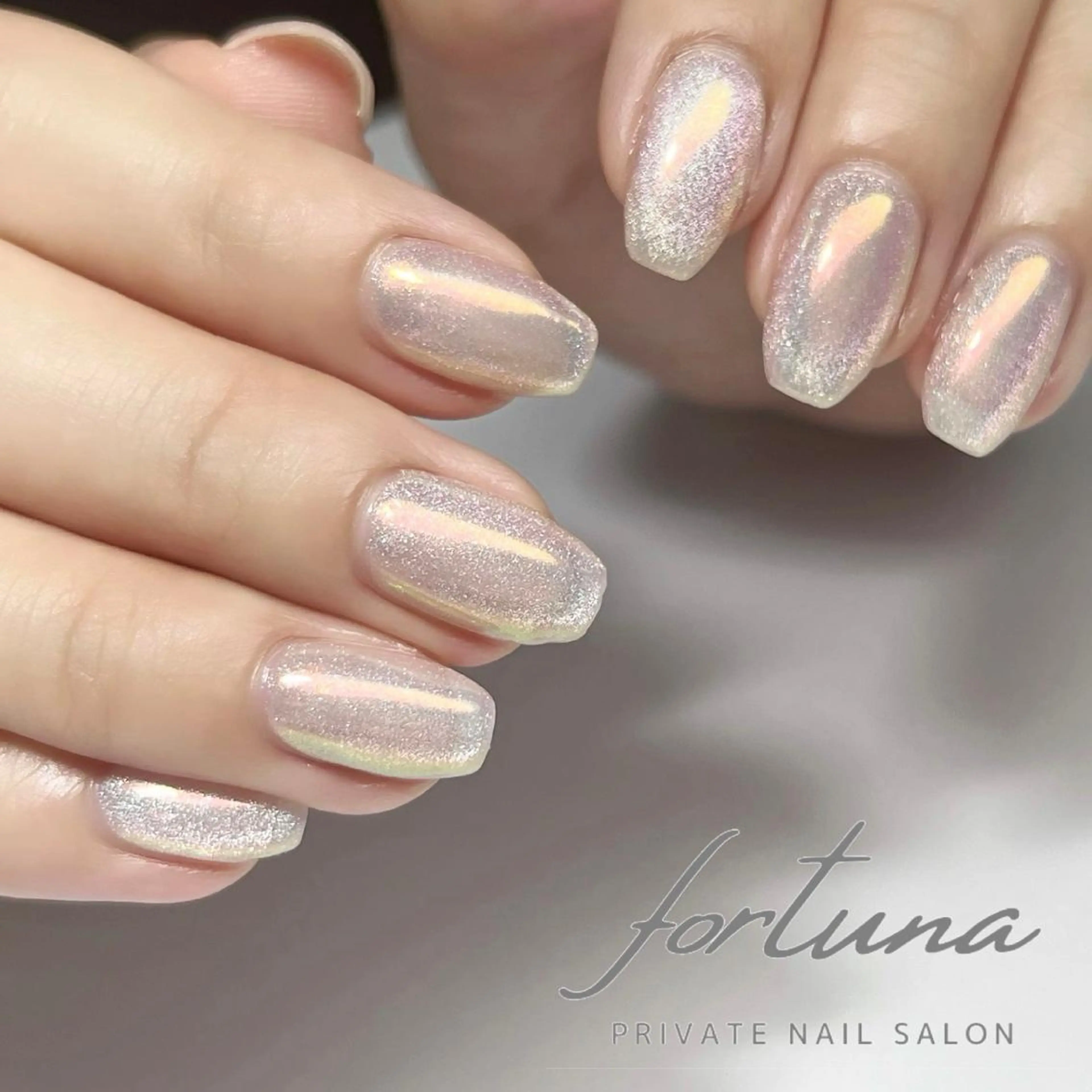 ネイル オーロラネイル マグネットネイル ハンドネイル fortuna 武藤裕美のネイルデザイン