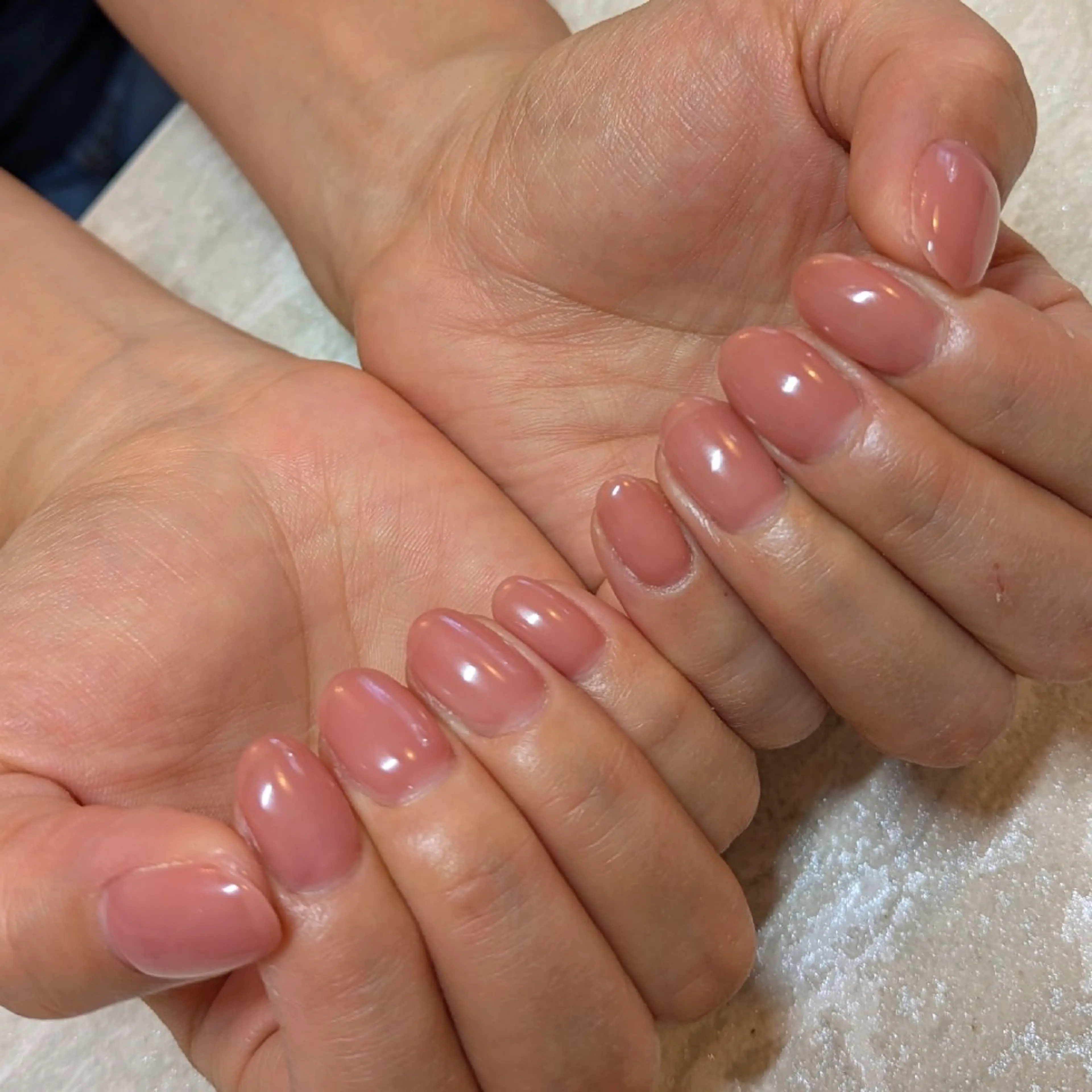 ネイル ワンカラーネイル ジェヌインネイル 河内のネイルデザイン