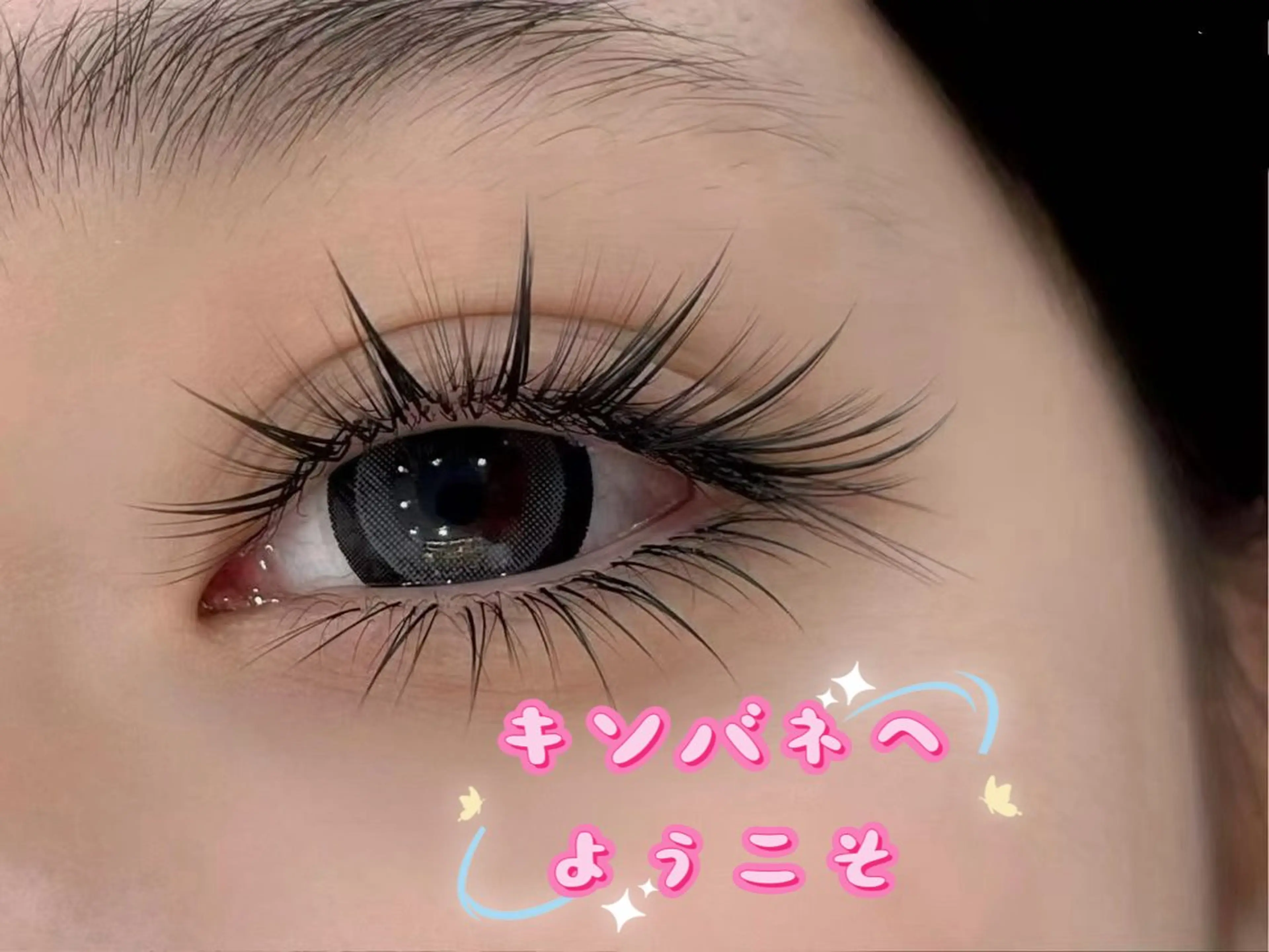 マツエク・マツパ 韓国風マツエク パリジェンヌラッシュリフト まつげパーマ 下まつげエクステ 一重×まつ毛パーマ マツエク キンバネ・サロン 高田馬場店のマツエク・マツパデザイン