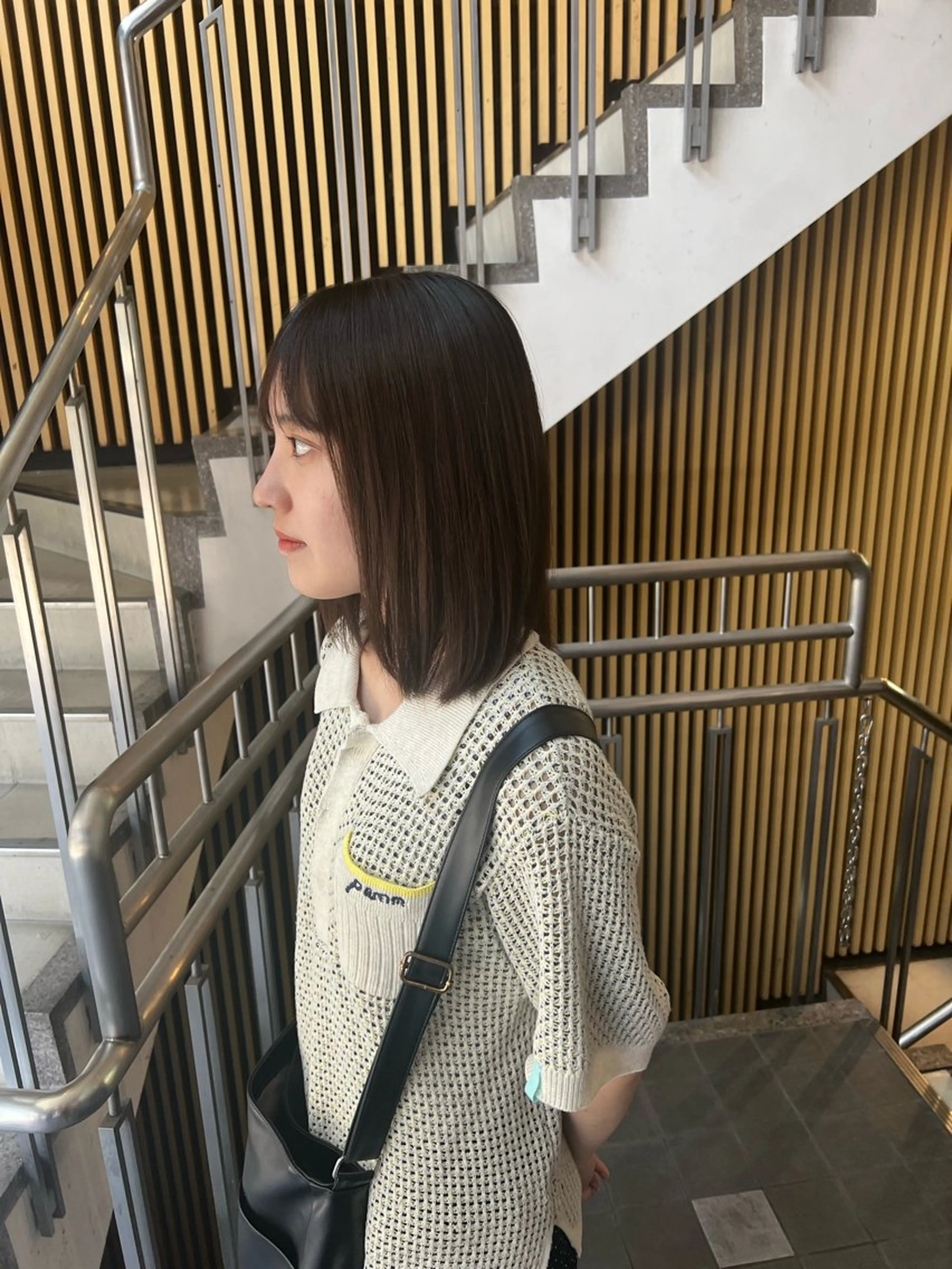 ミディアム ハイトーンカラー 坂本 翼のヘアスタイル