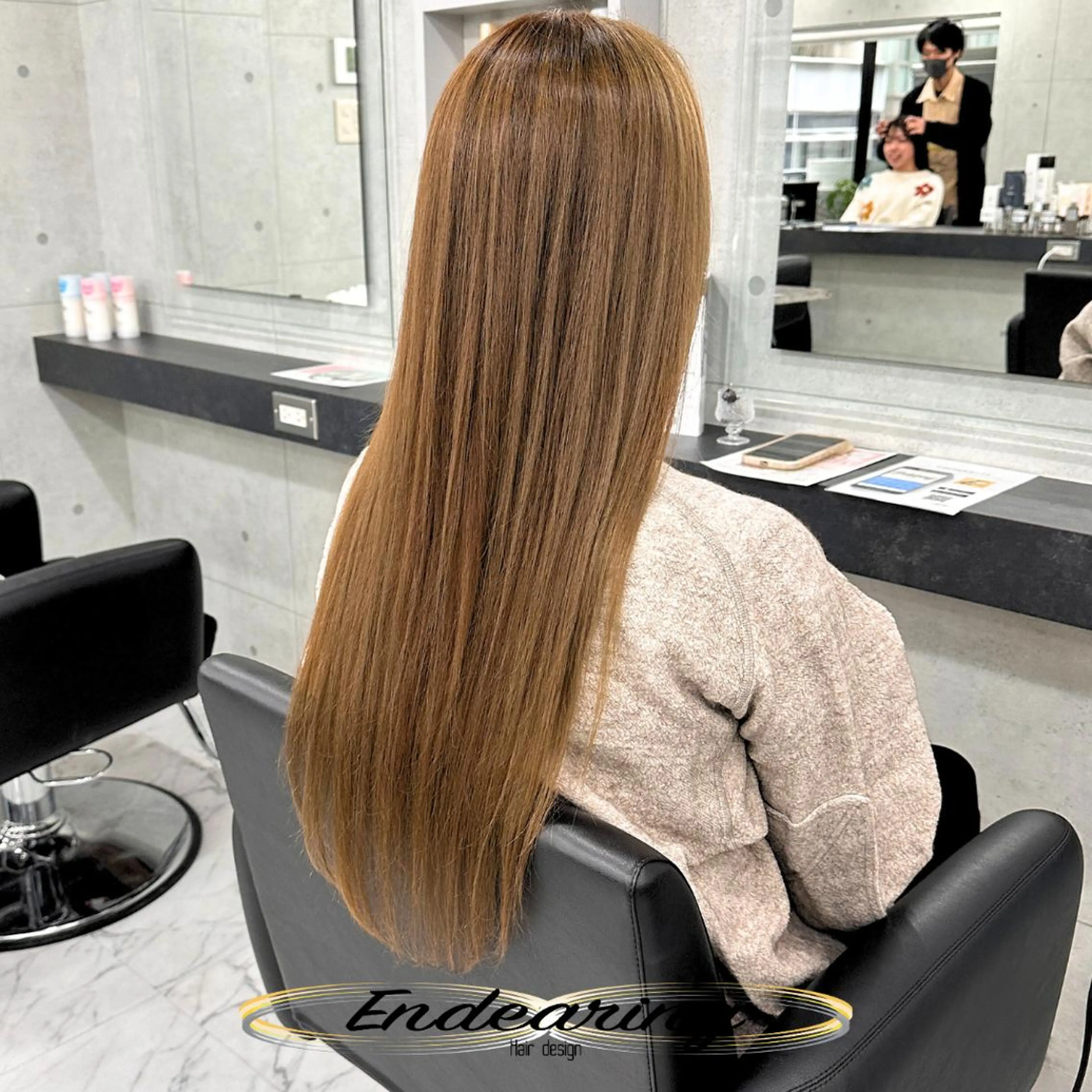 カラー ベージュカラー ブリーチ 透明感カラー ブリーチなしカラー カット ヘアカラー Endearing 銀座/YOKOのヘアスタイル