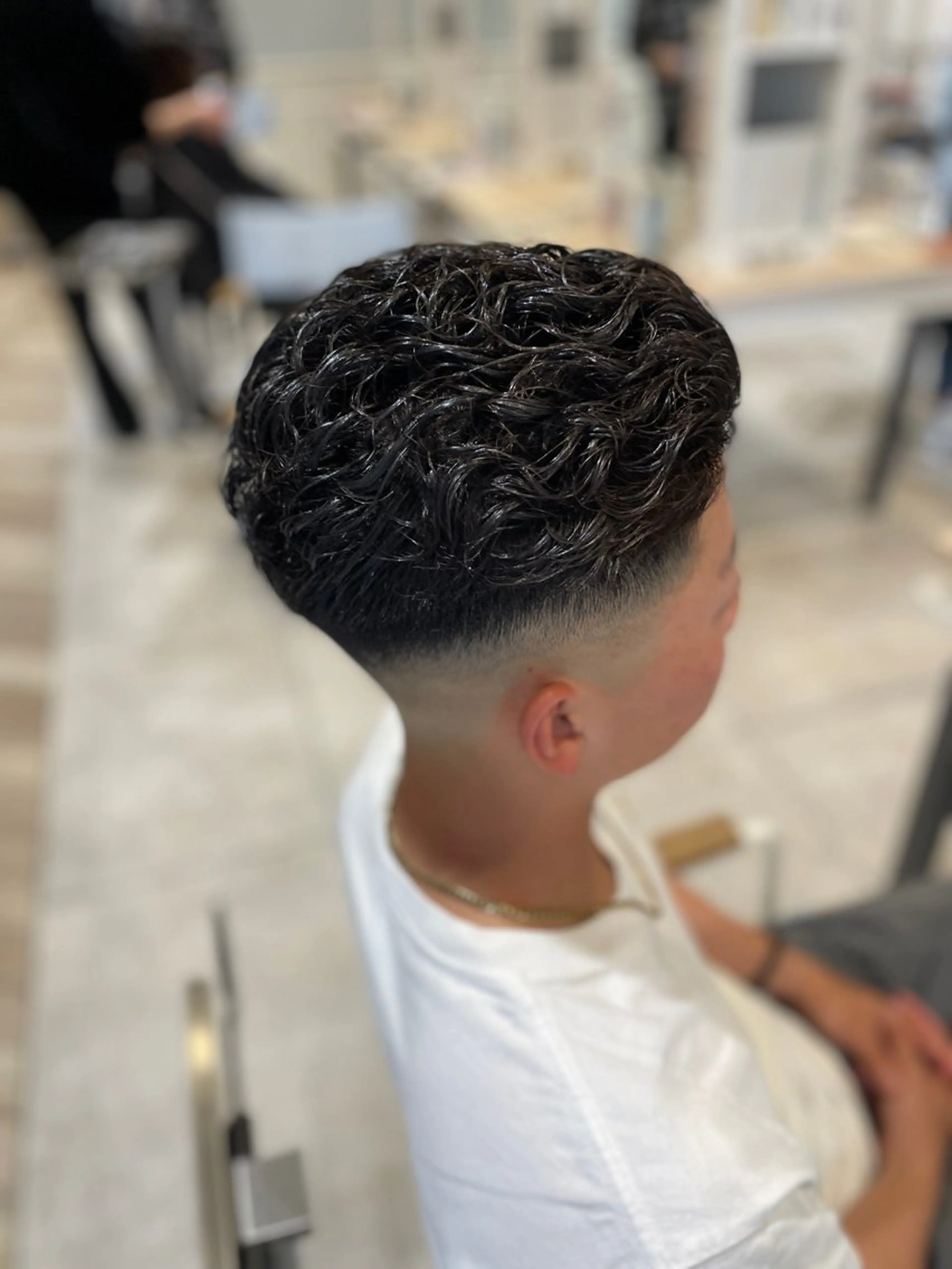 ショート パーマ メンズ カット パーマ メンズパーマ/カット / 古川　諒のヘアスタイル