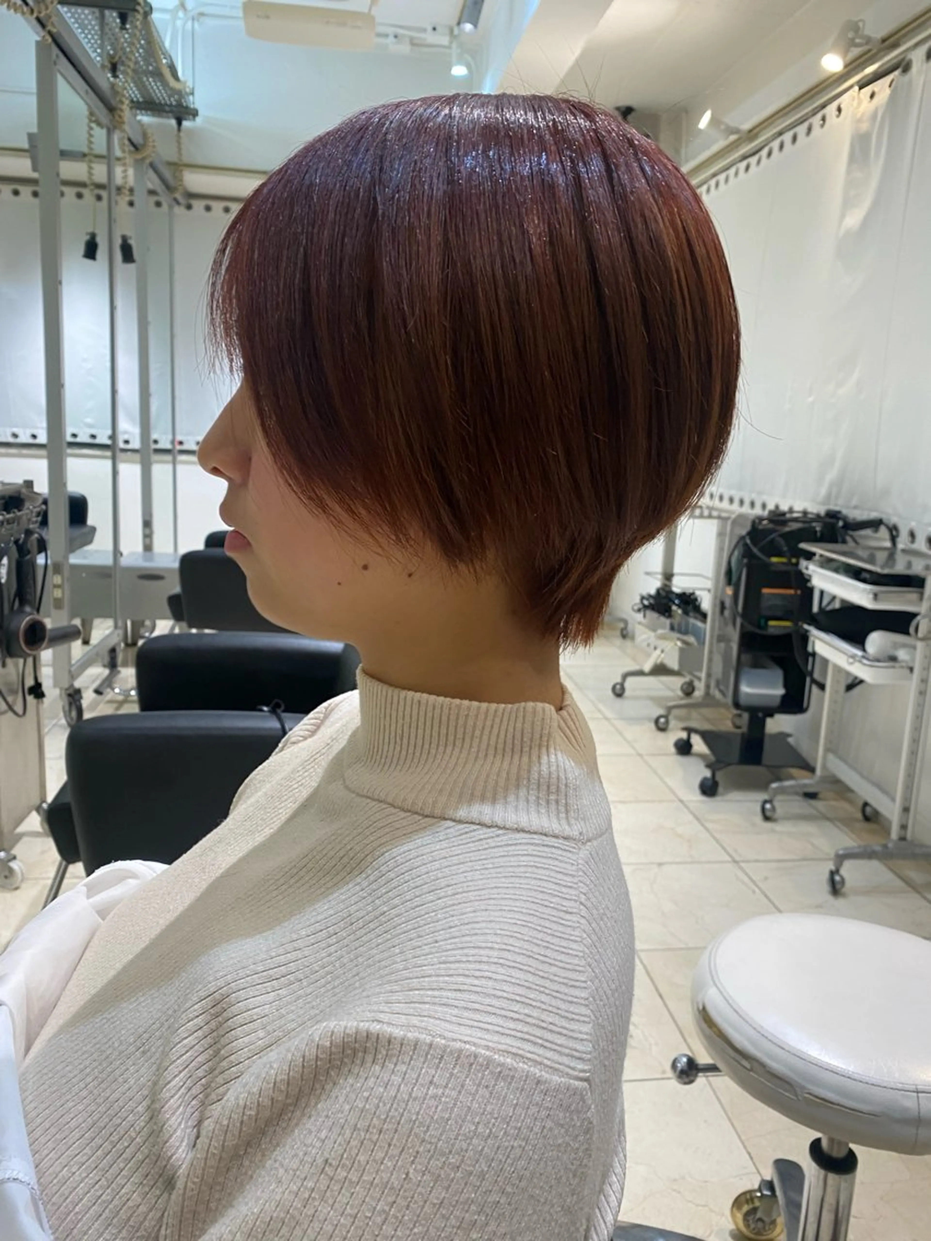ショート ハンサムショート ショートヘア ショートカット/ カラーARAI🫧のヘアスタイル