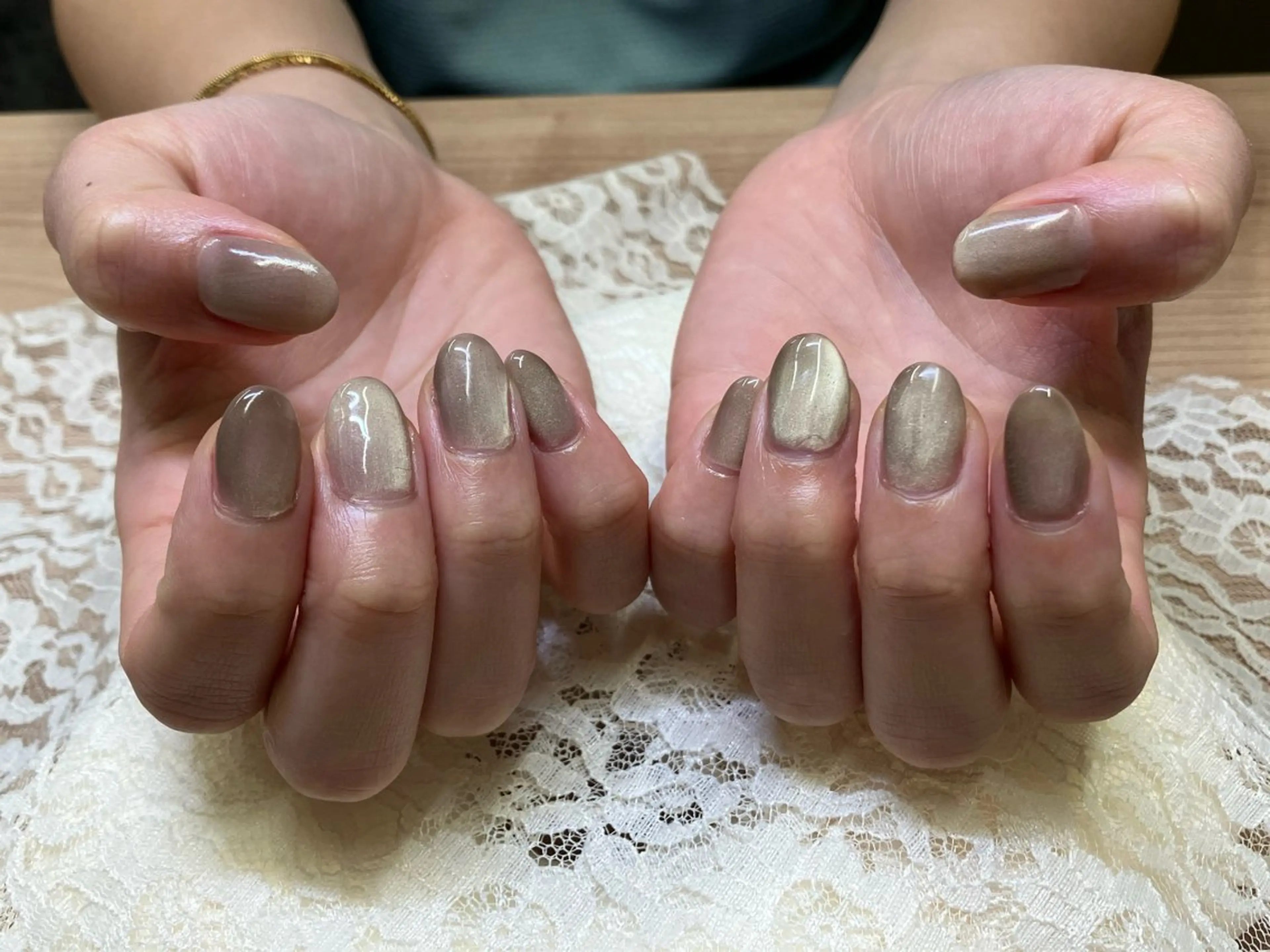 ネイル ジェルネイル マグネットネイル Horizon ☆ Nailsのネイルデザイン