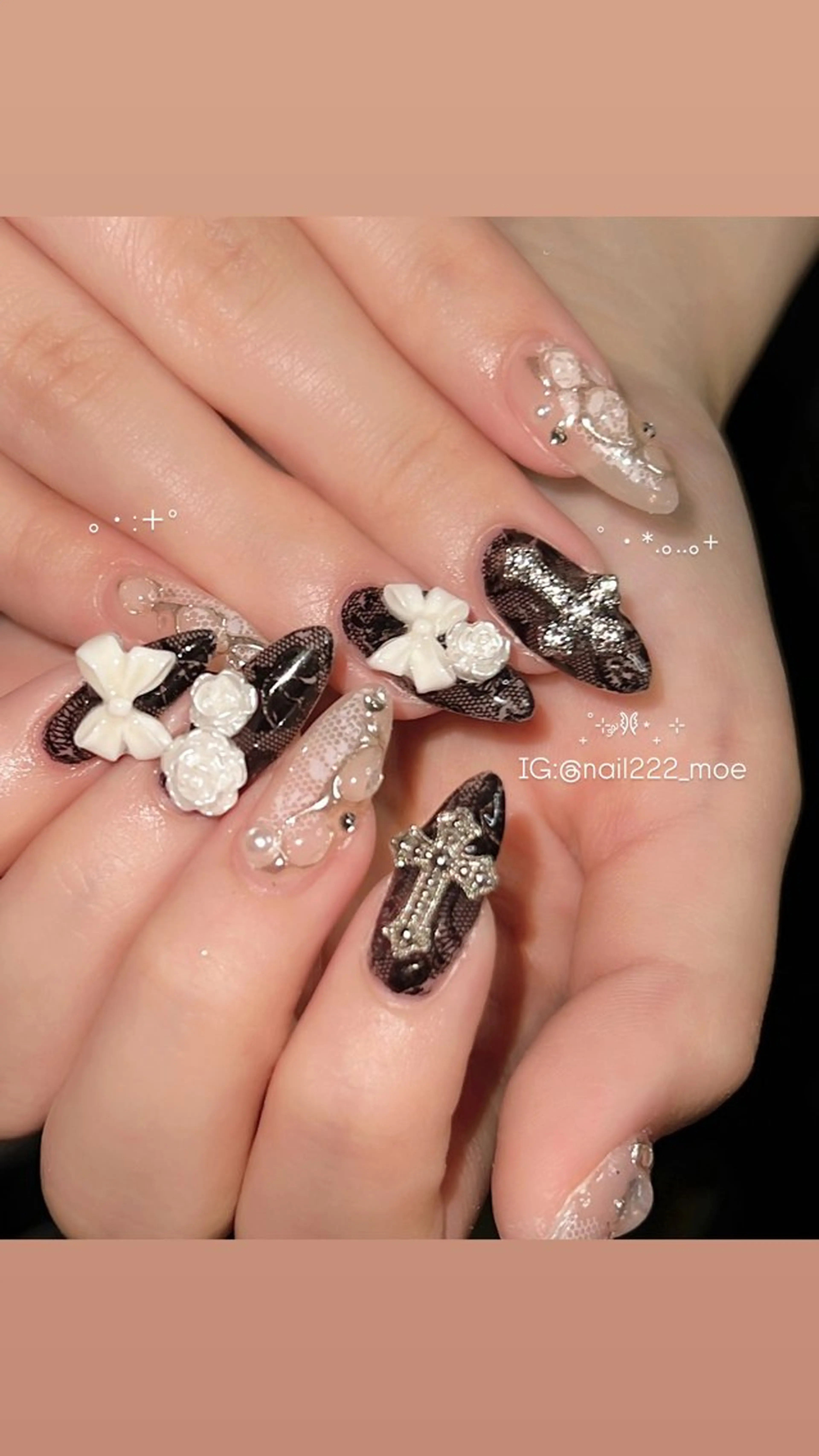 ネイル ハンドネイル ⟡.*222⋰˚☆ MöEのネイルデザイン
