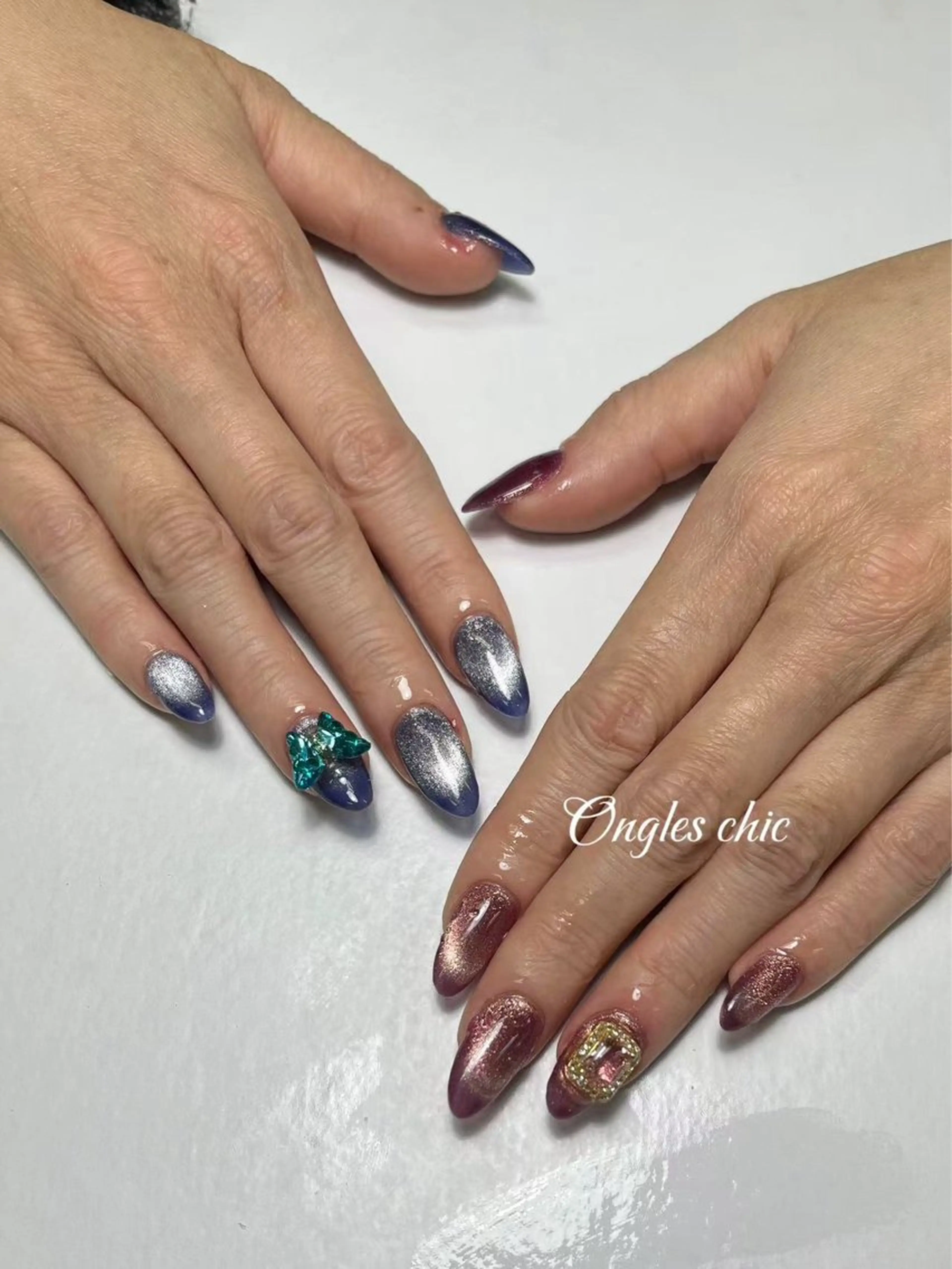 ネイル ハンドネイル ハンドケア ongles chicのネイルデザイン