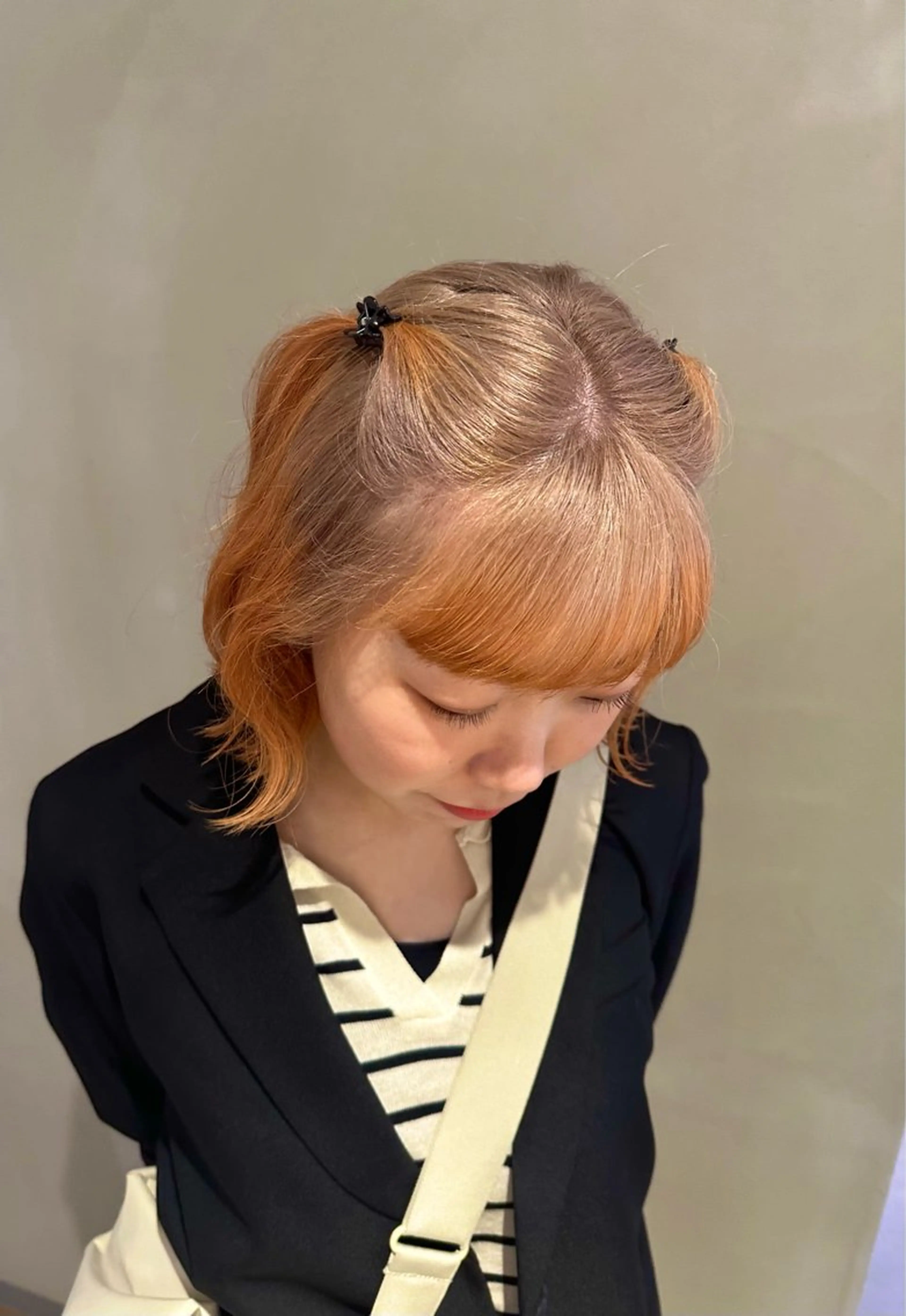 ミディアム カラー ヘアアレンジ デザインカラー カット ヘアカラー トリートメント mizuki /メンズカット募集のヘアスタイル