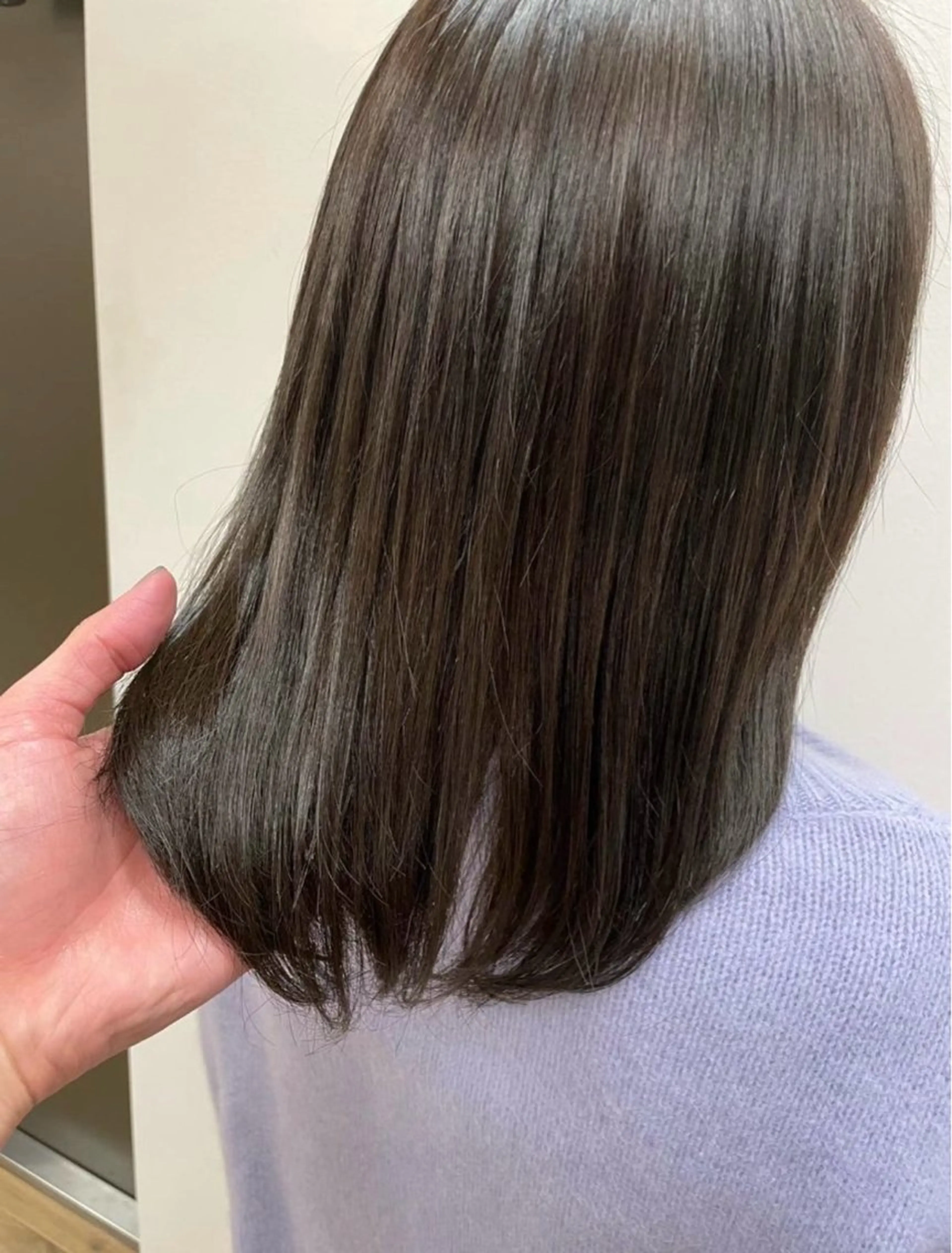 セミロング カラー 渡辺 涼雅のヘアスタイル