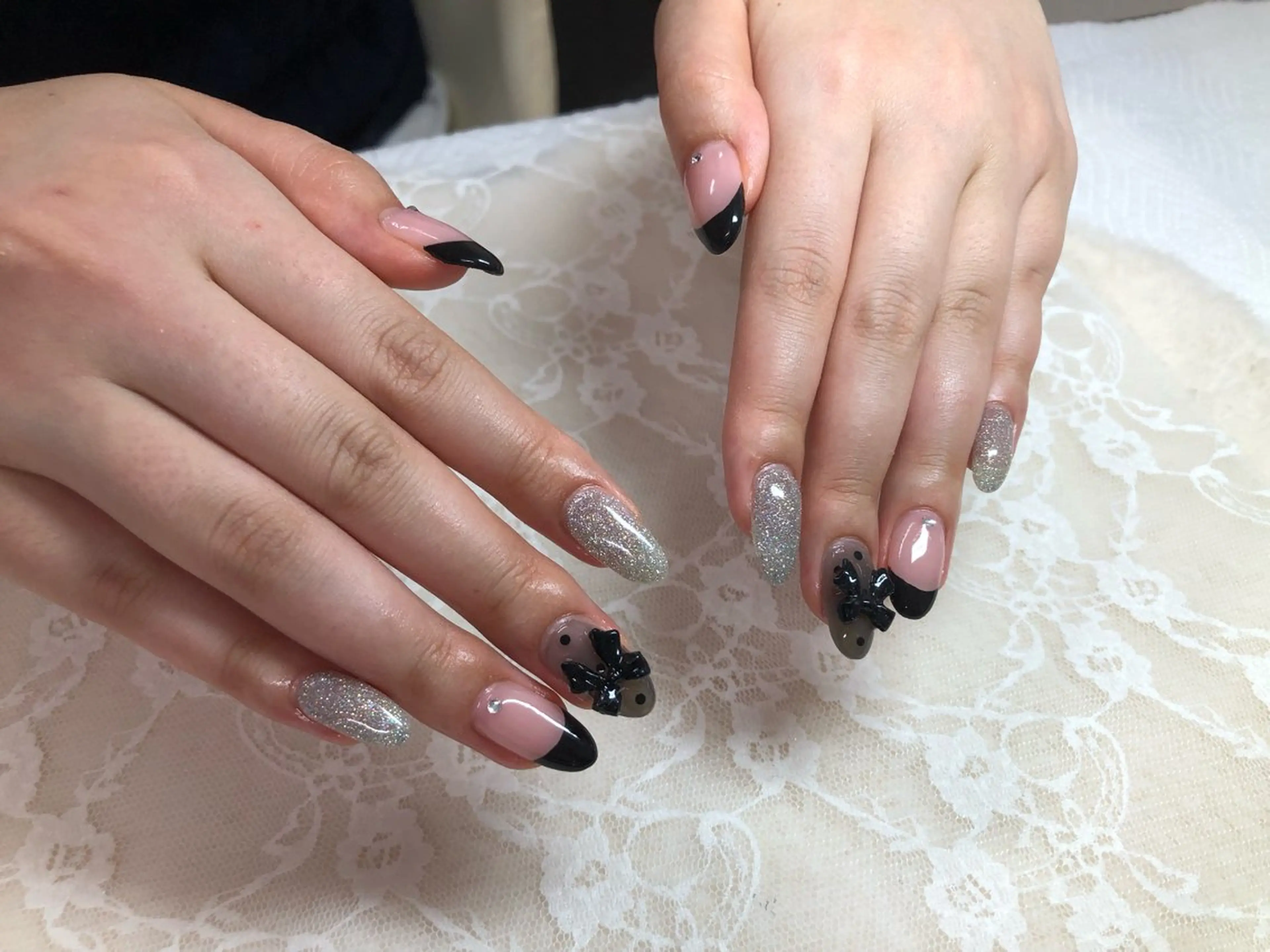 ネイル ストーンネイル ワンホンネイル ハンドネイル ハンドケア Epokku ネイルサロンのネイルデザイン