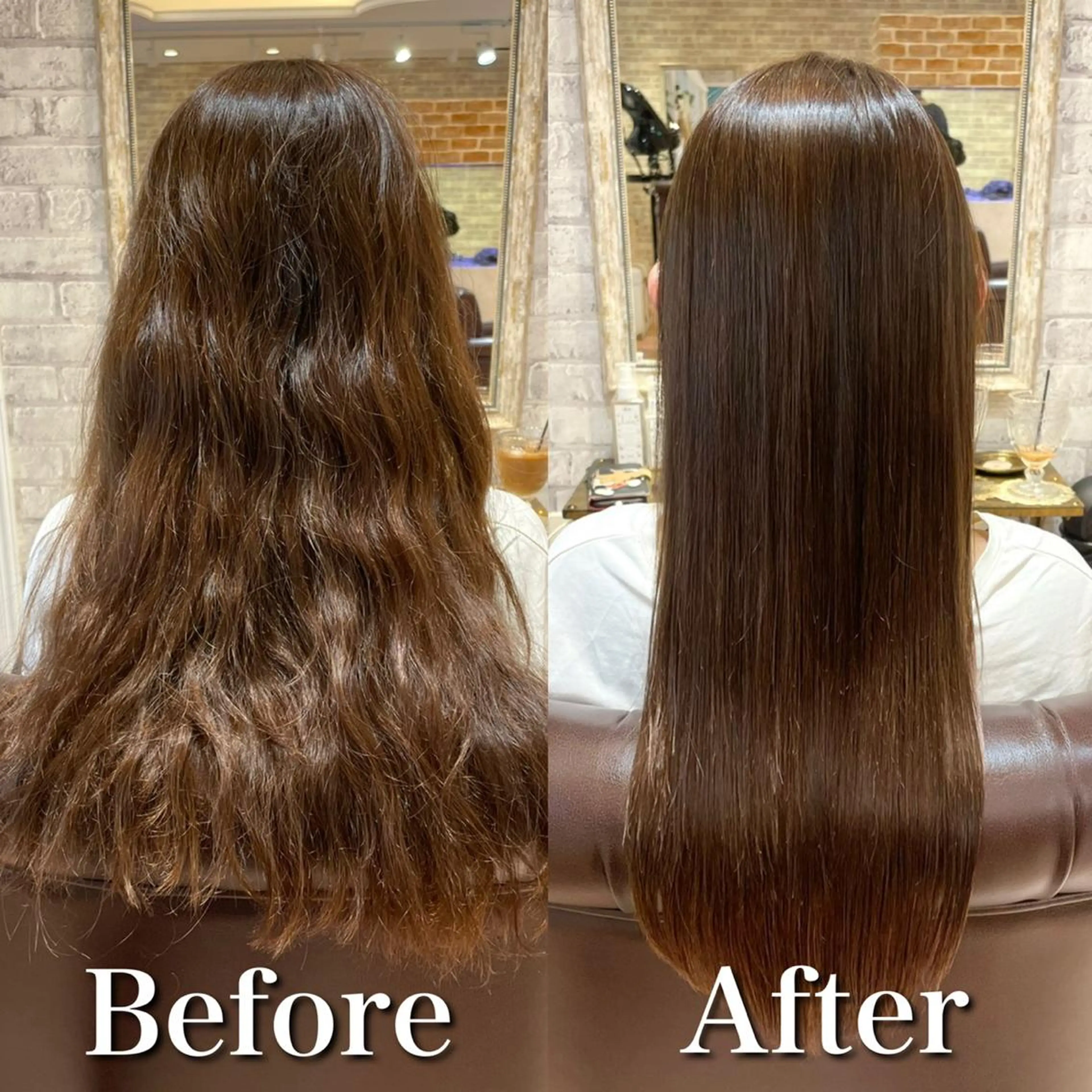 ロング パーマ ブリーチなし✨艶髪 カラー𓃲YAGIのヘアスタイル