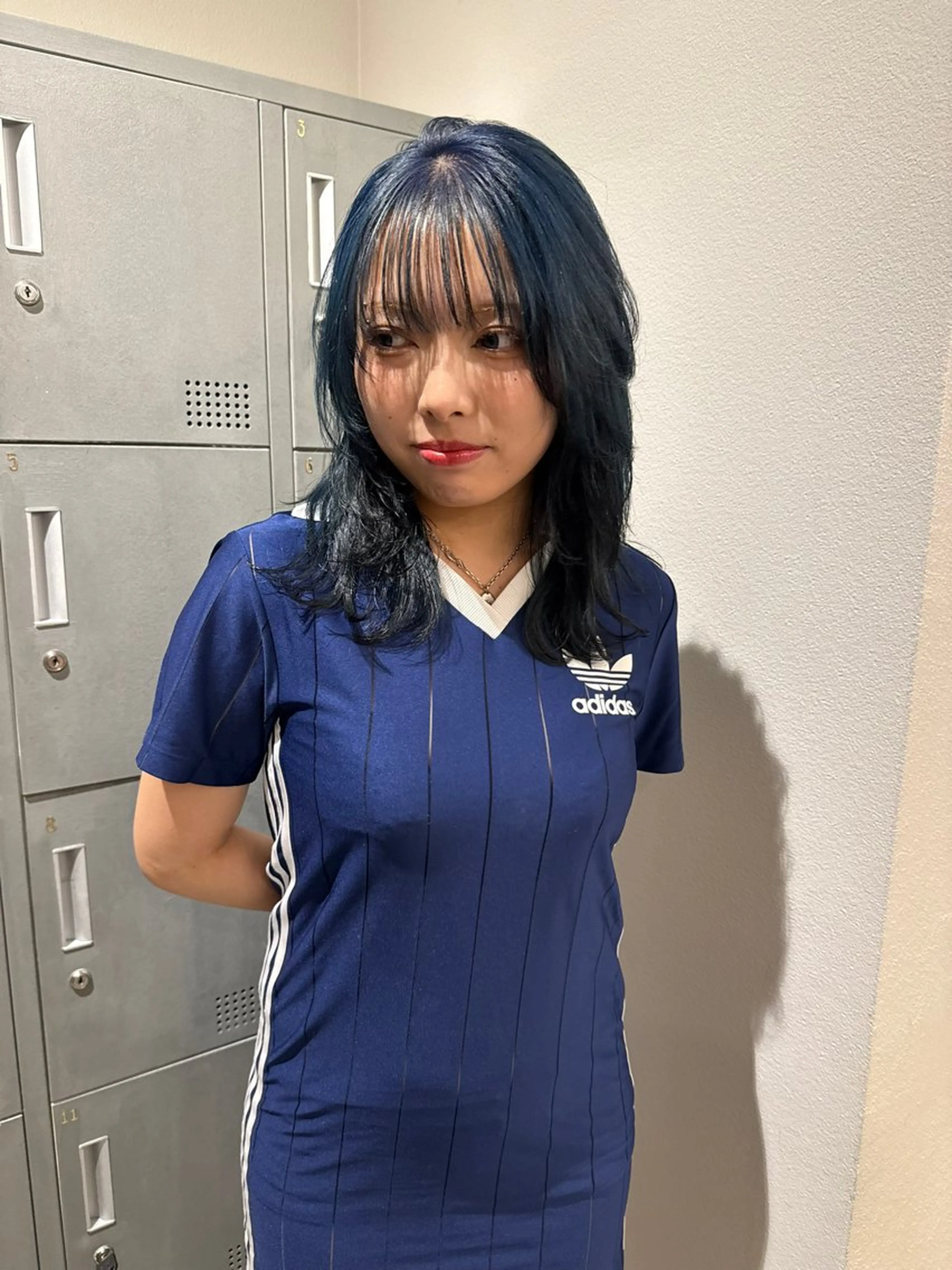 セミロング カラー ヘアカラー ブリーチ/アレンジ 天満/chihiroのヘアスタイル