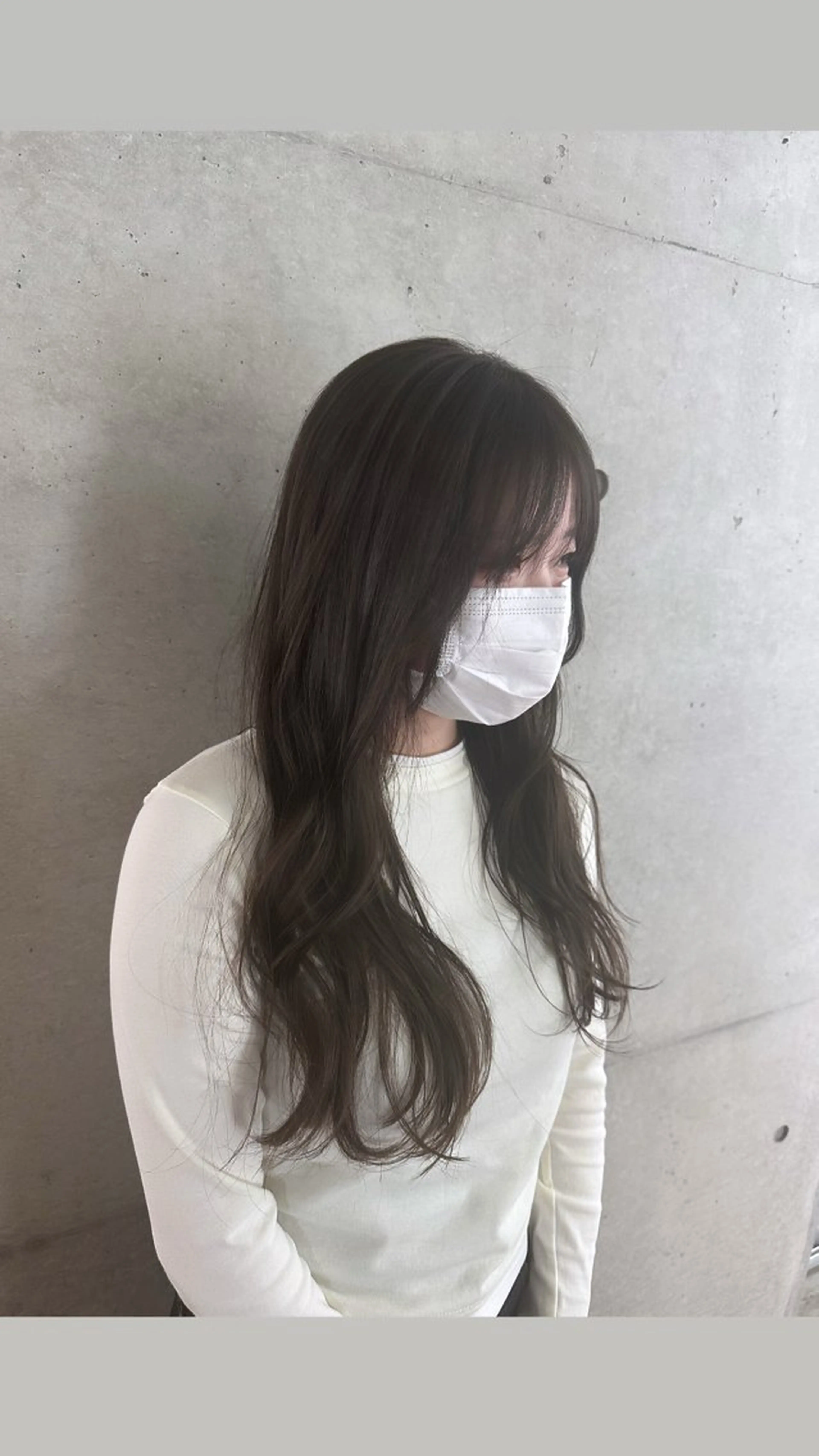 ロング カラー 透明感カラー ヘアカラー MISAKI ‎のヘアスタイル